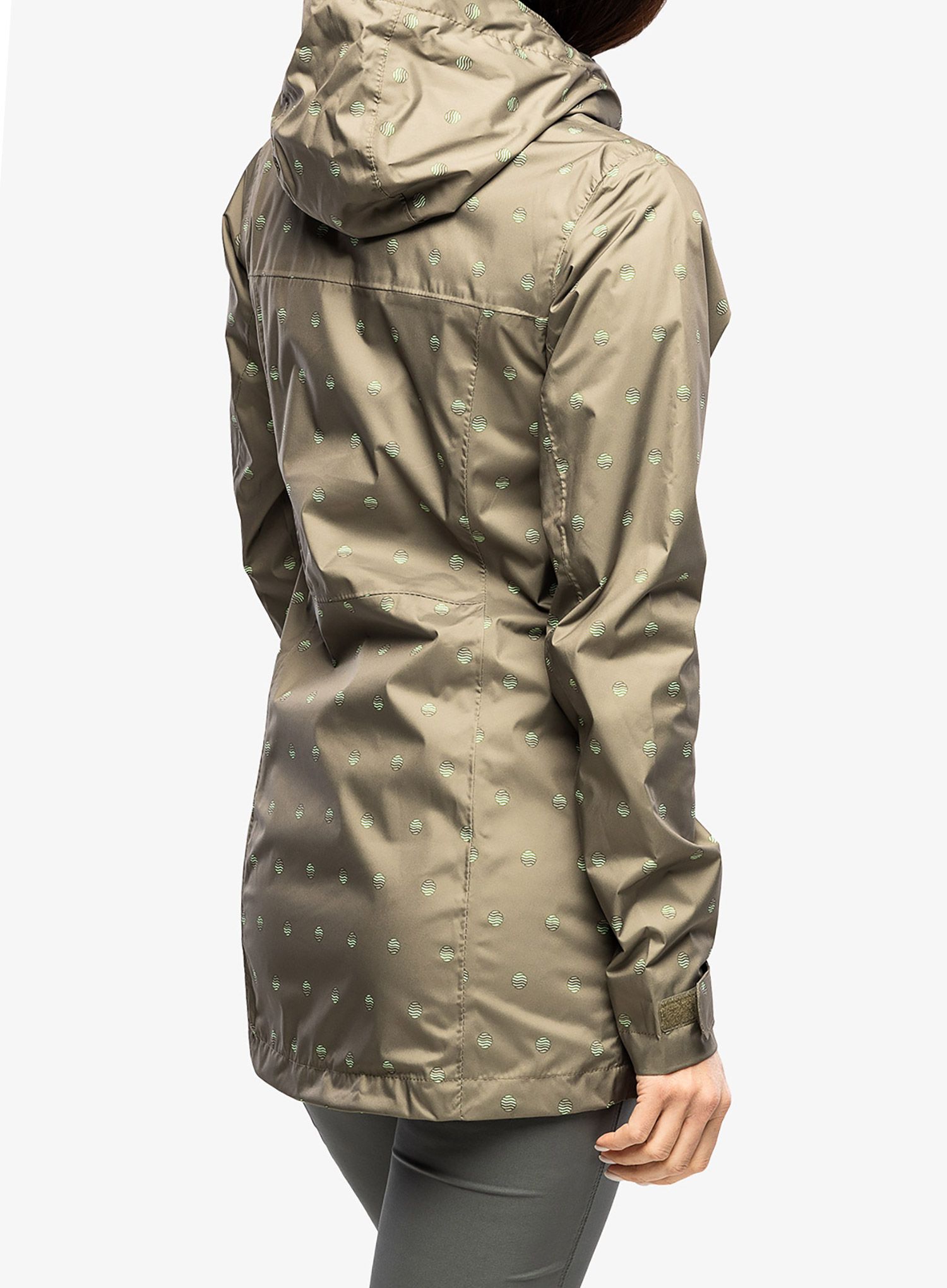 Dámský kabát do deště Columbia Splash A Little II Jacket - stone green