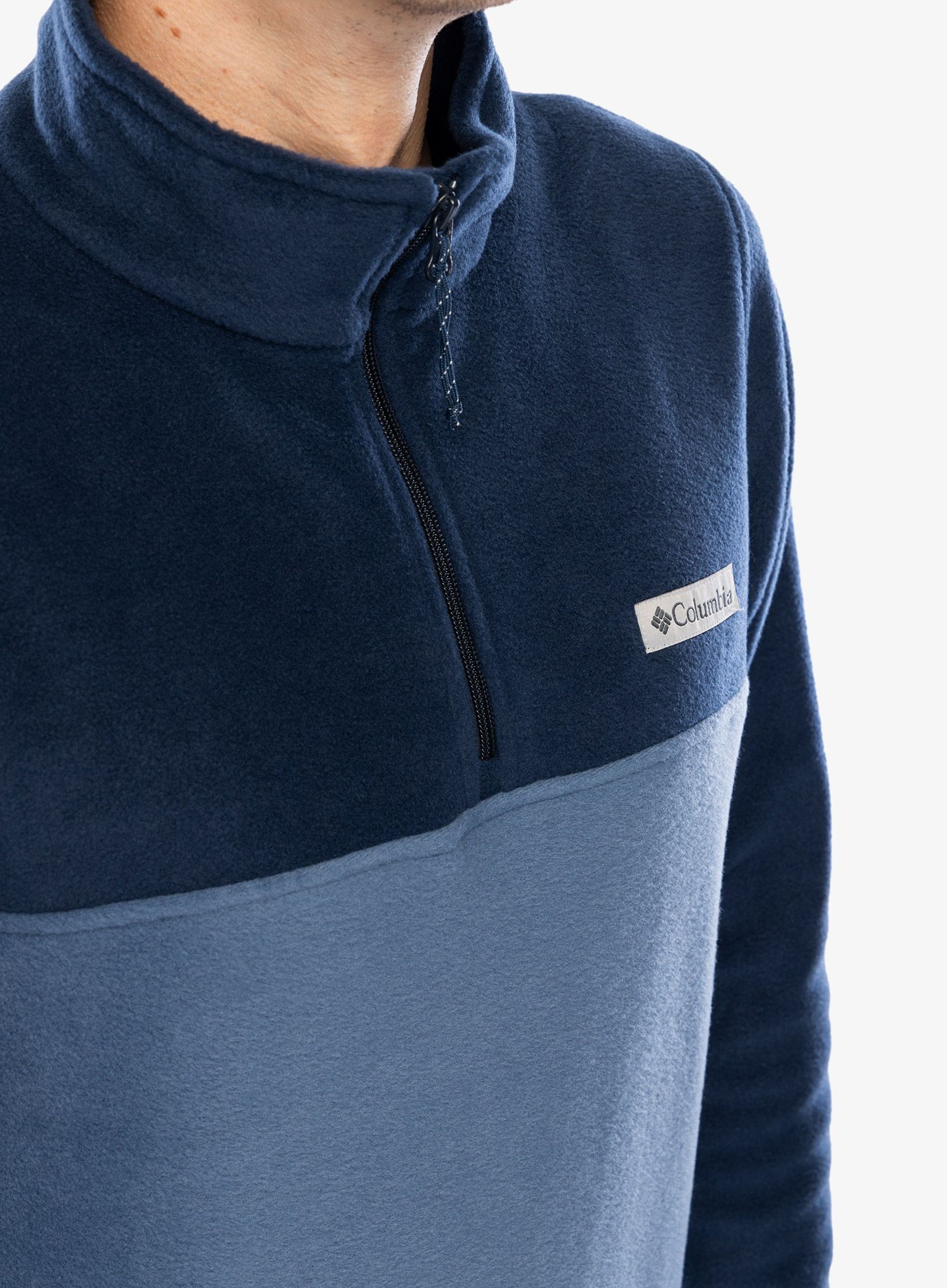 Fleecová bunda Columbia Steens Mountain Half Zip - collegiate navy/dark mountain
