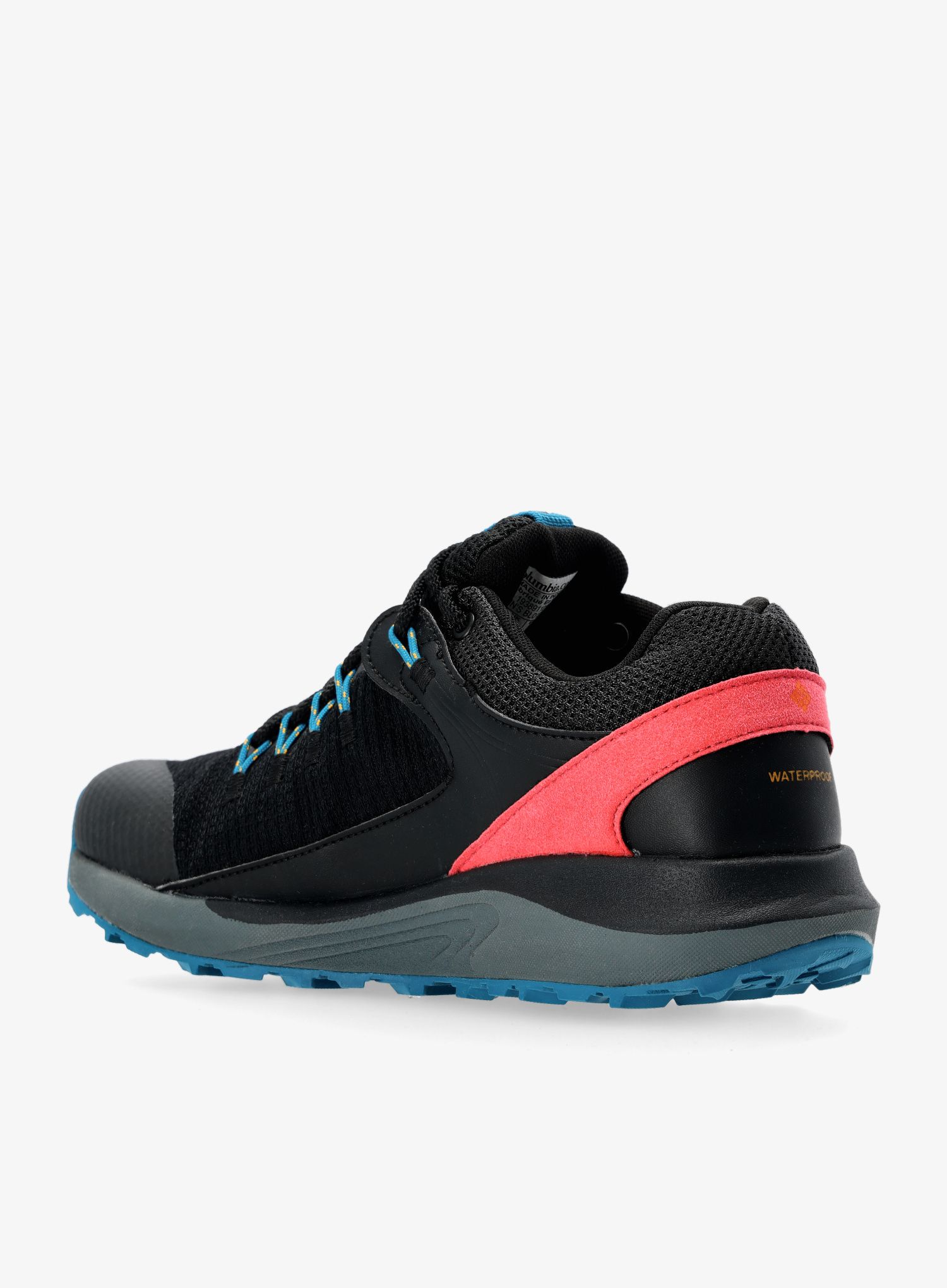 Turistické boty Columbia Trailstorm Waterproof - black/marigold