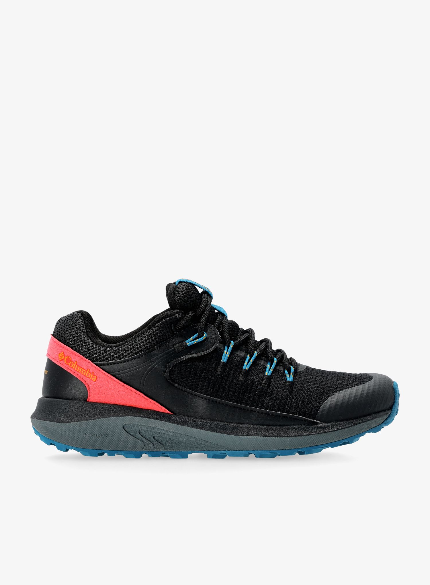 Turistické boty Columbia Trailstorm Waterproof - black/marigold