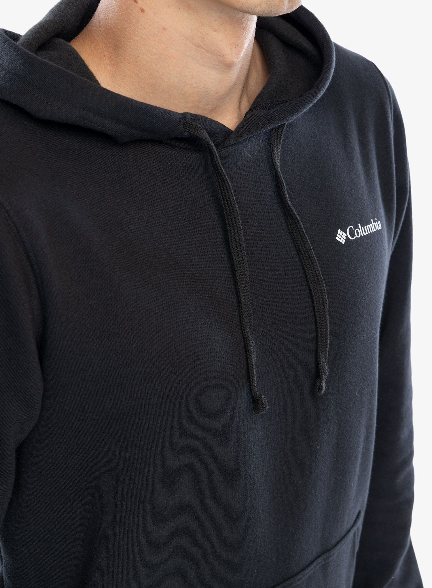 Mikina s kapucí Columbia Trek Graphic Hoodie - black/button badge