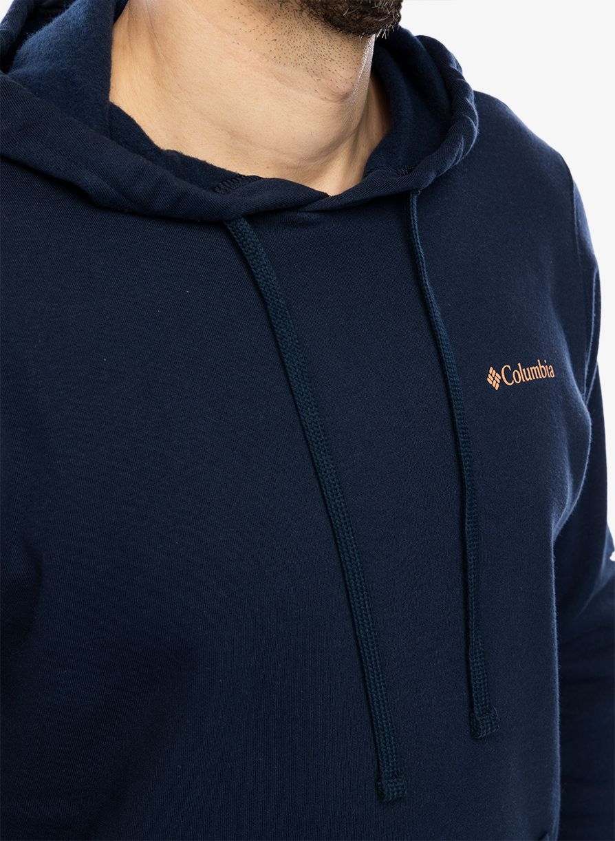 Mikina s kapucí Columbia Trek Graphic Hoodie - collegiate navy/mountain air