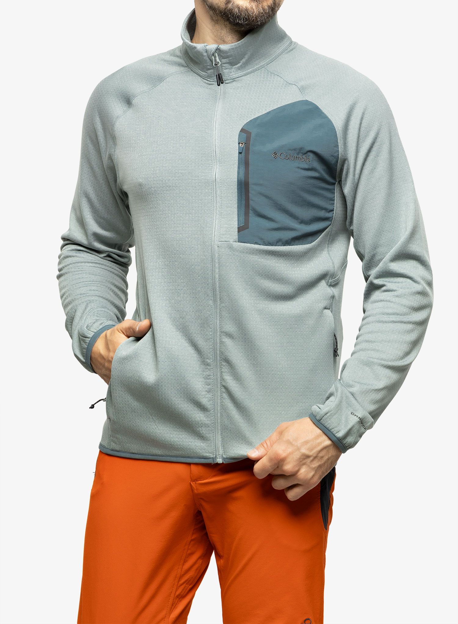 Rozepínací mikina Columbia Triple Canyon Full Zip - niagara