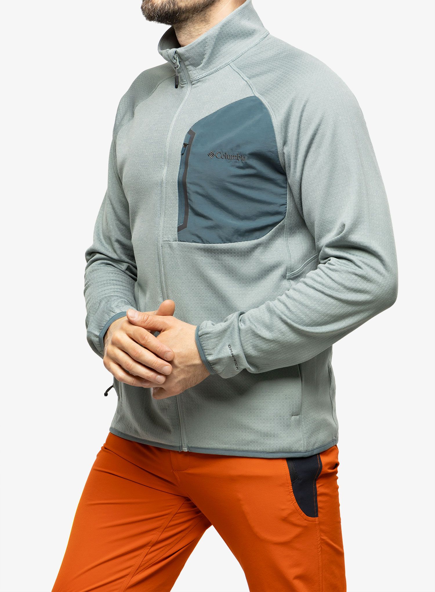 Rozepínací mikina Columbia Triple Canyon Full Zip - niagara