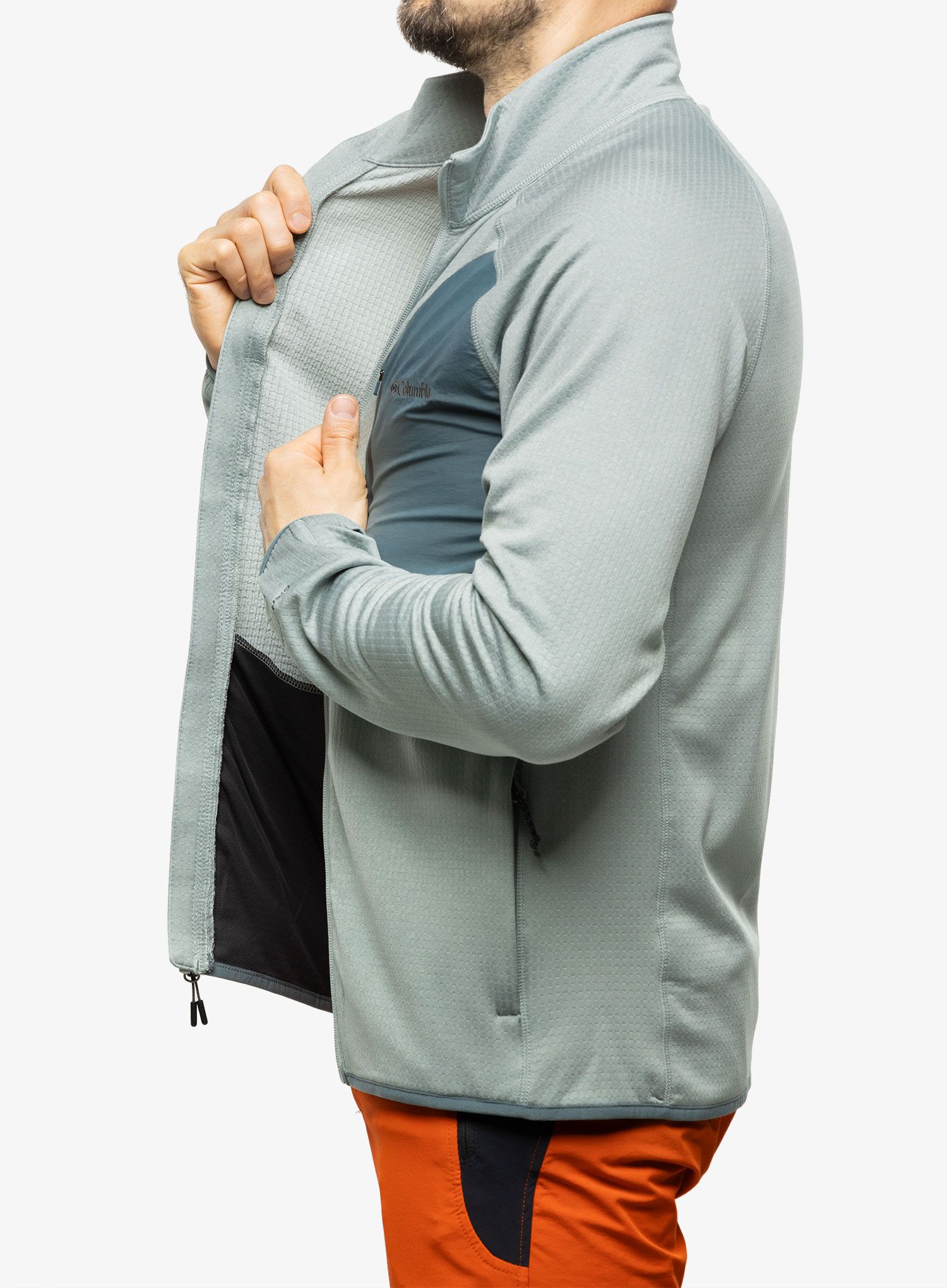 Rozepínací mikina Columbia Triple Canyon Full Zip - niagara