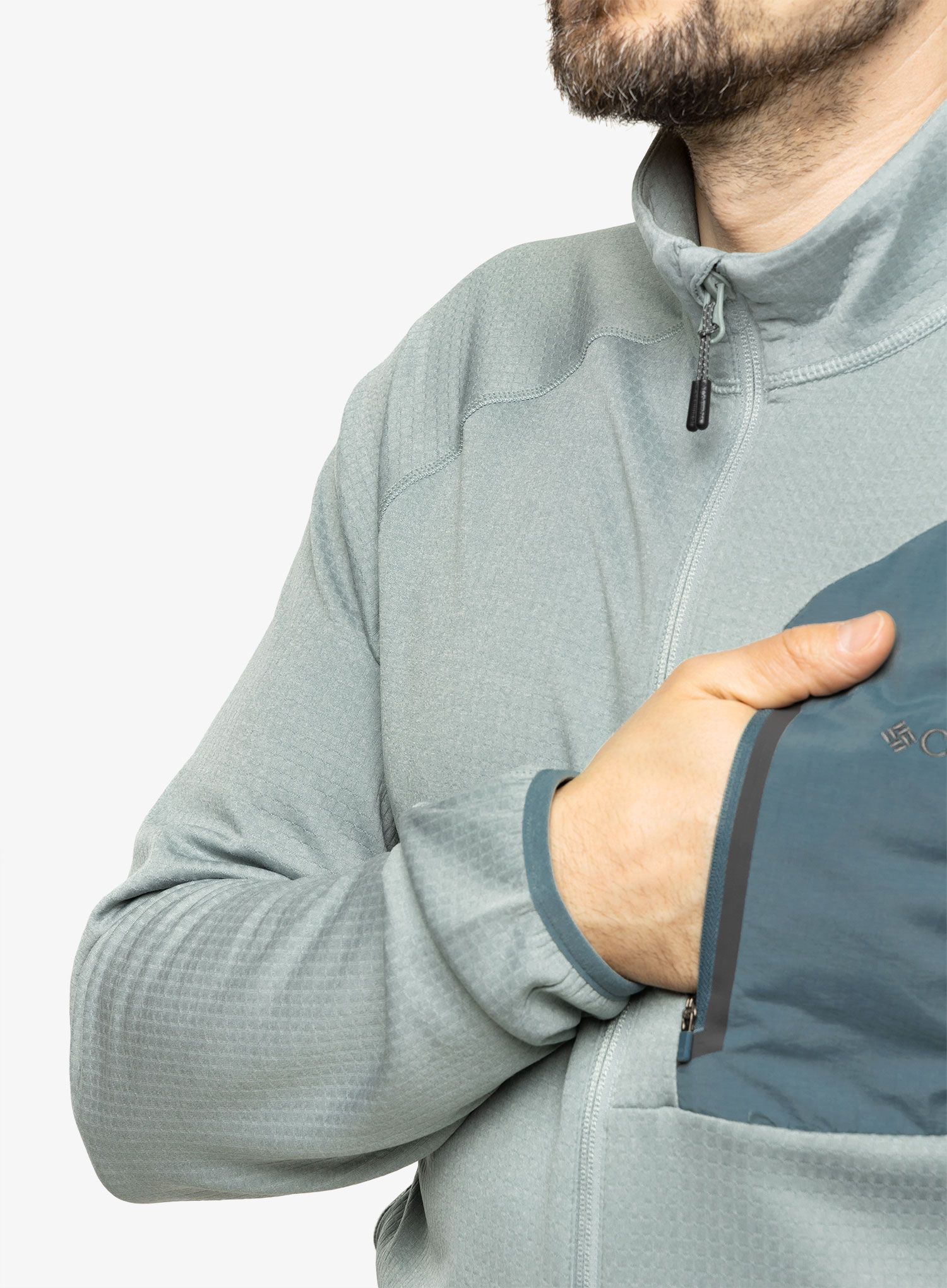 Rozepínací mikina Columbia Triple Canyon Full Zip - niagara