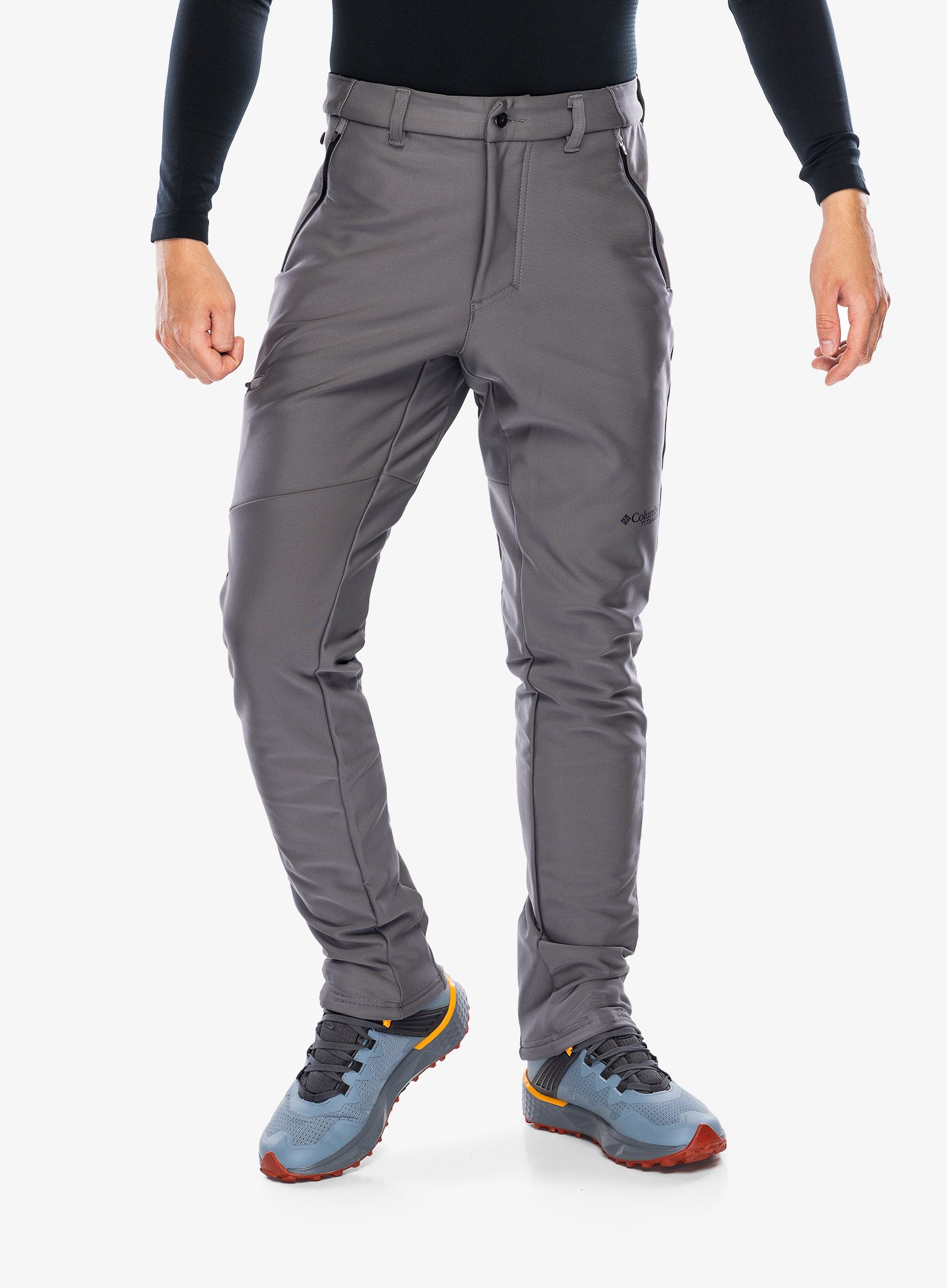 Softshell kalhoty Columbia Vast Canyon Softshell Pant - city grey