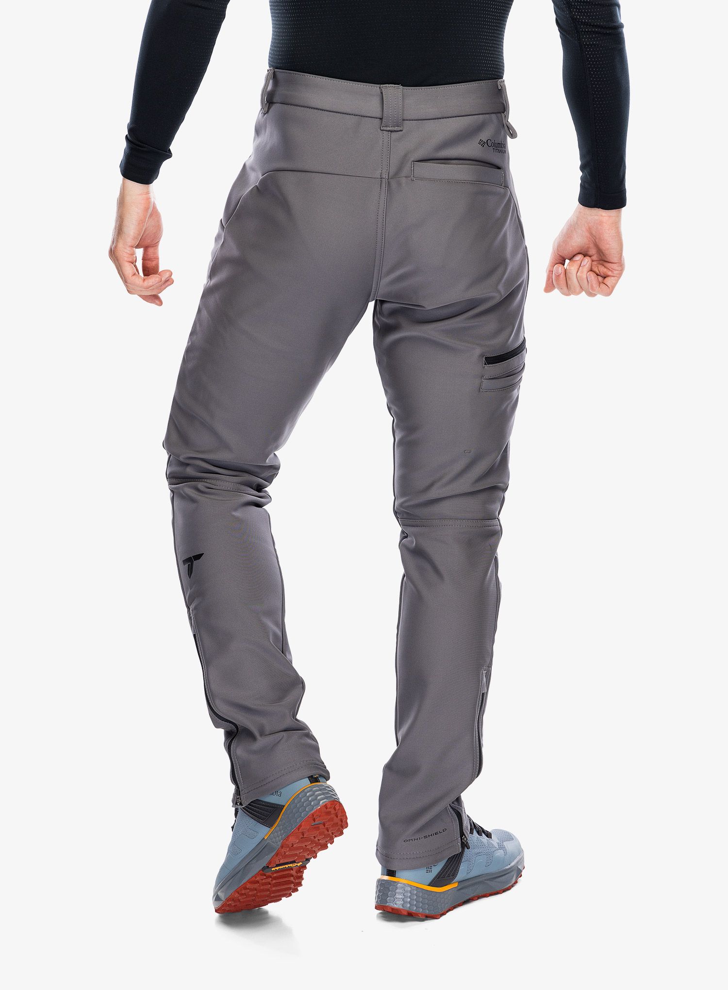 Softshell kalhoty Columbia Vast Canyon Softshell Pant - city grey