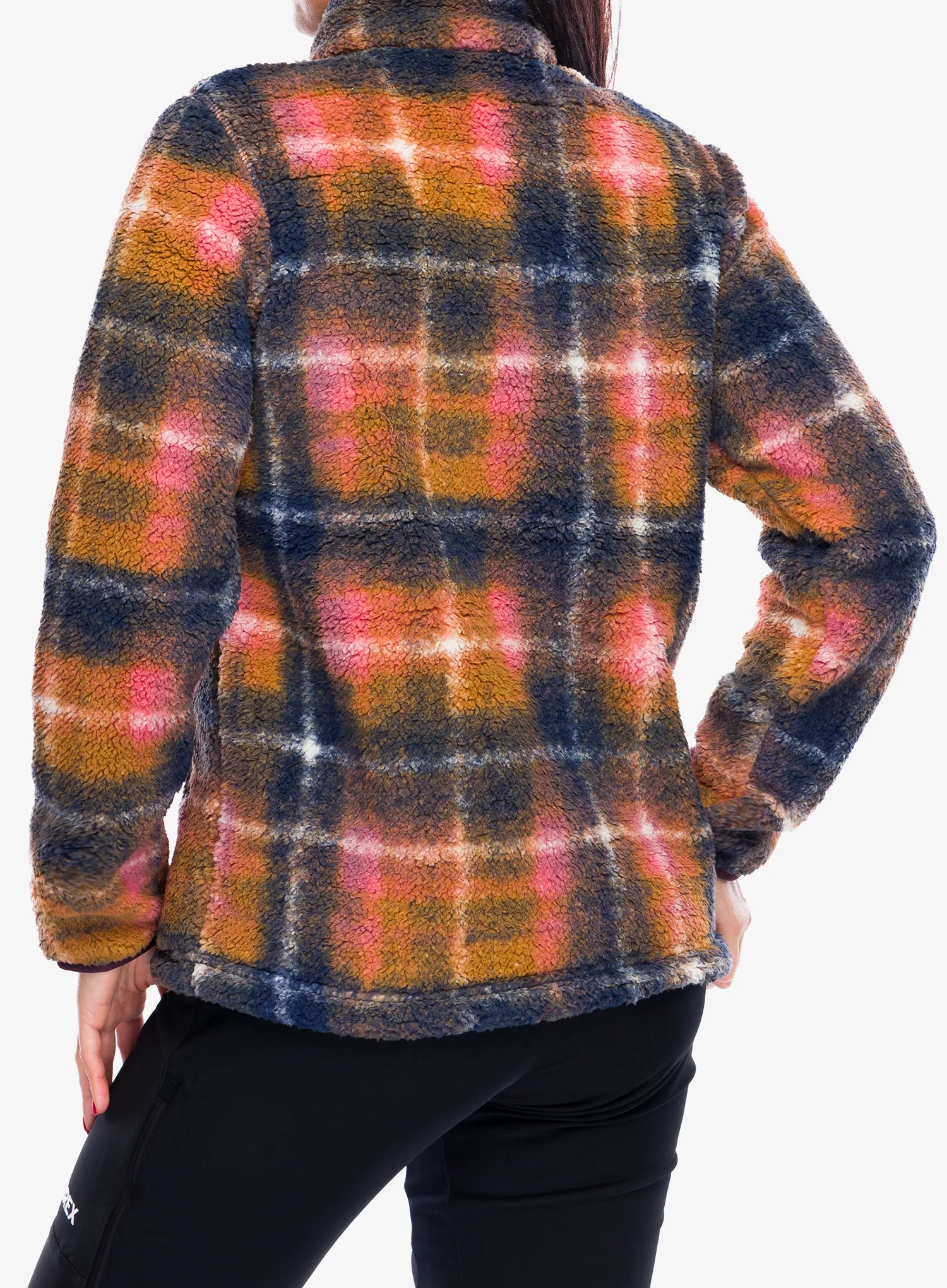 Fleecová mikina dámská Columbia West Bend Print Full Zip II - fig omblur
