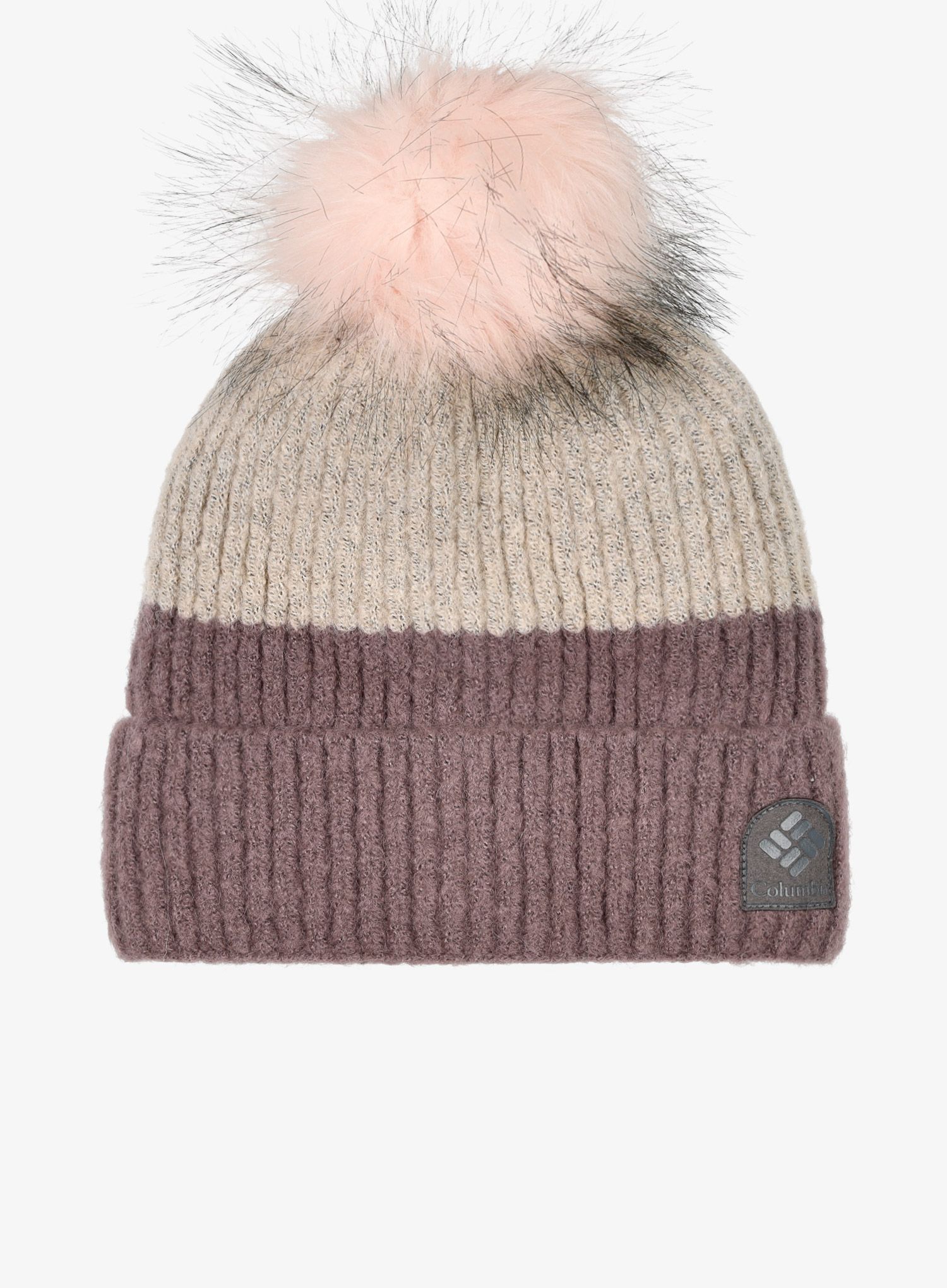 Zimní čepice Columbia Winter Blur Pom Pom Beanie - basalt/dark stone