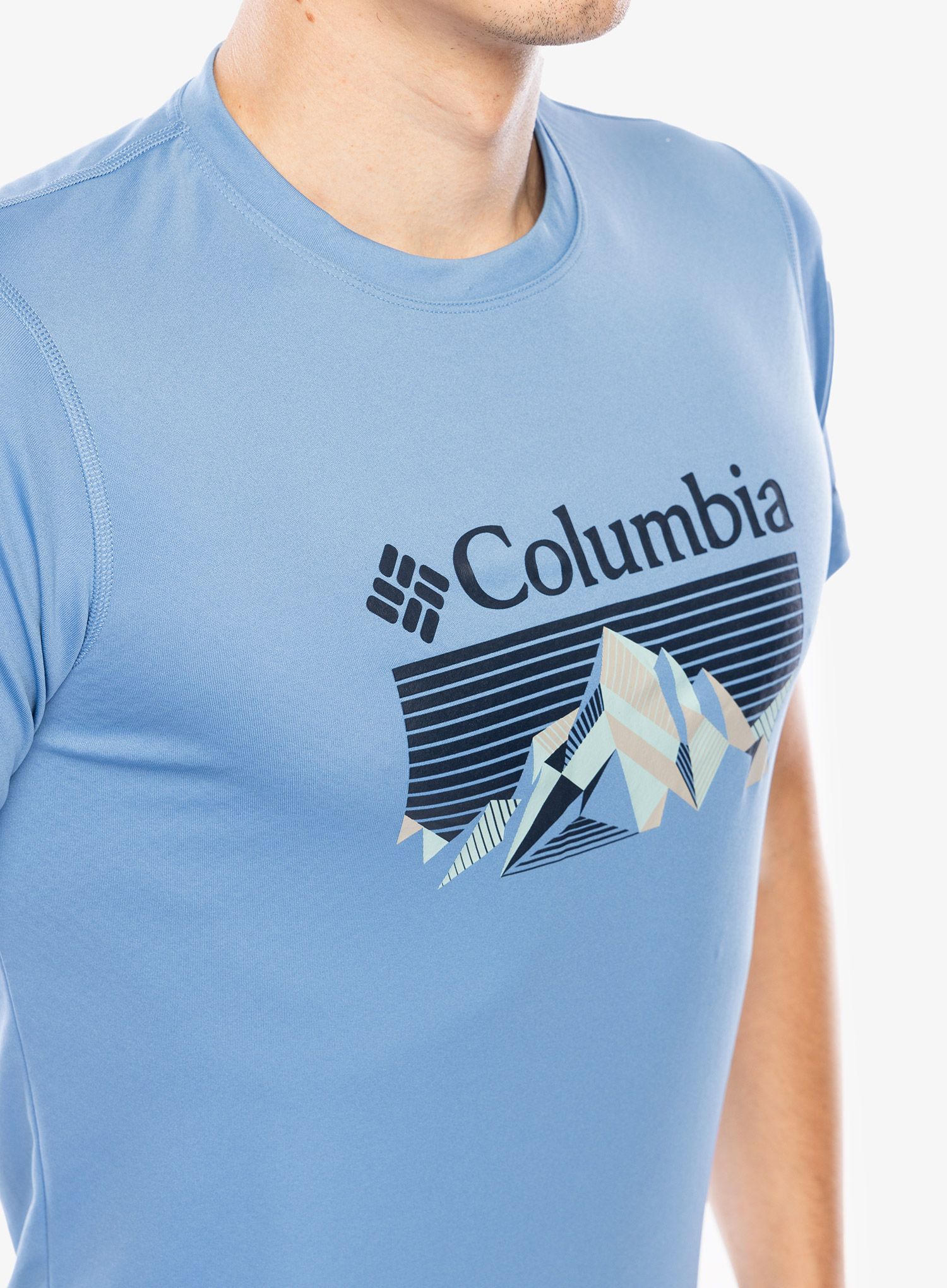 Tričko s potiskem Columbia Zero Rules S/S Graphic Shirt - skyler/fractal peaks