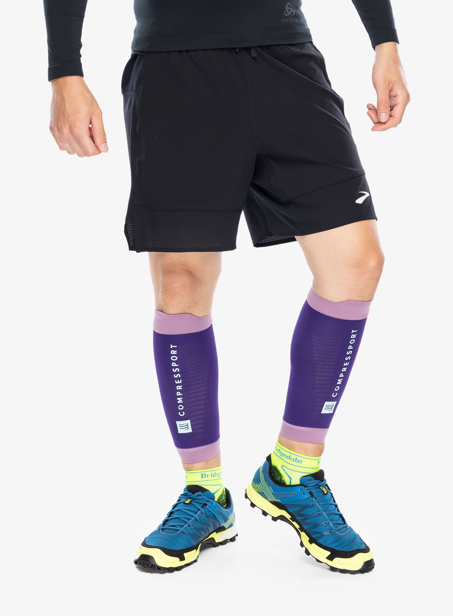 Kompresní nohavice Compressport R2 3.0 - purple/grape