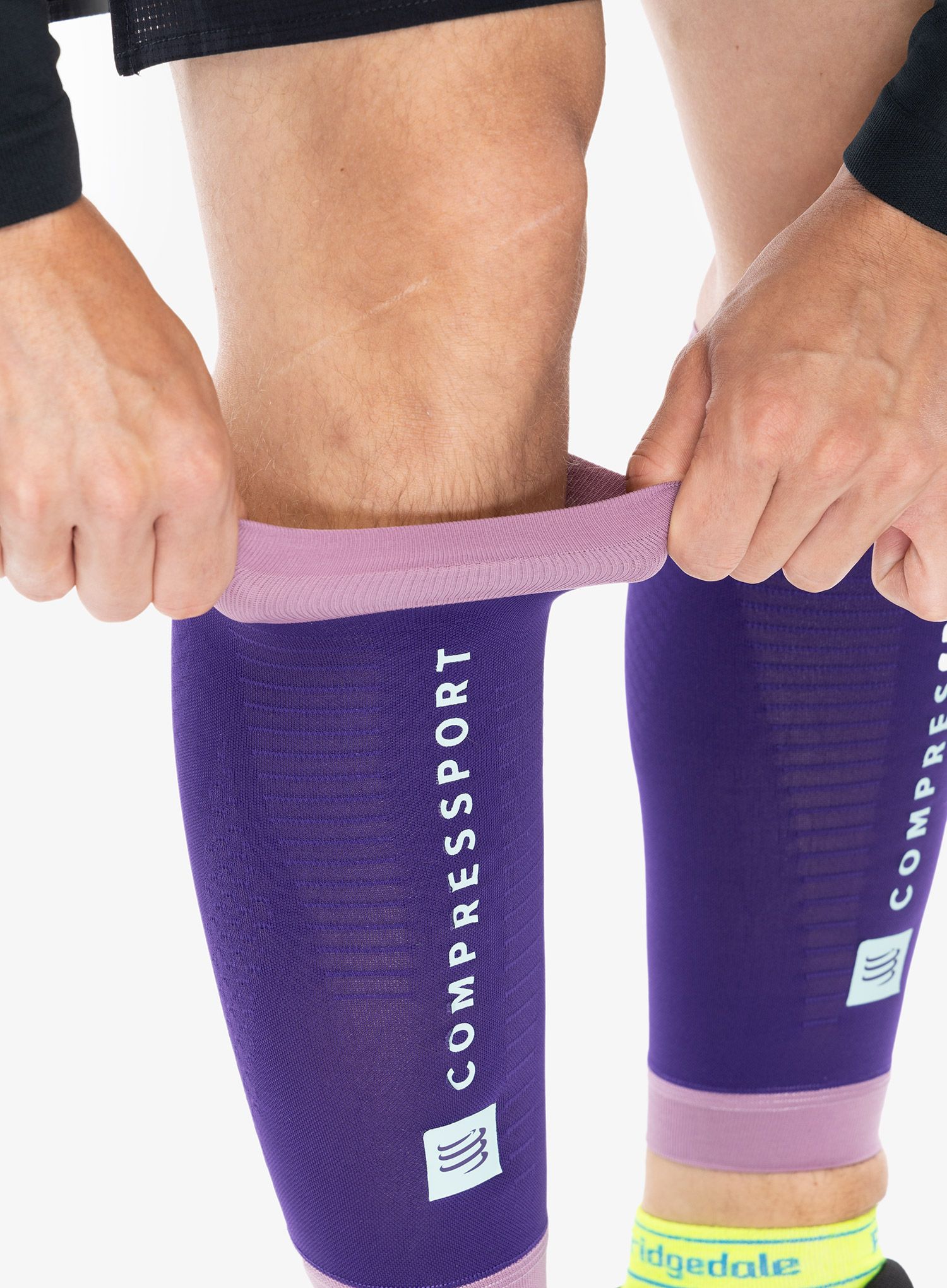 Kompresní nohavice Compressport R2 3.0 - purple/grape