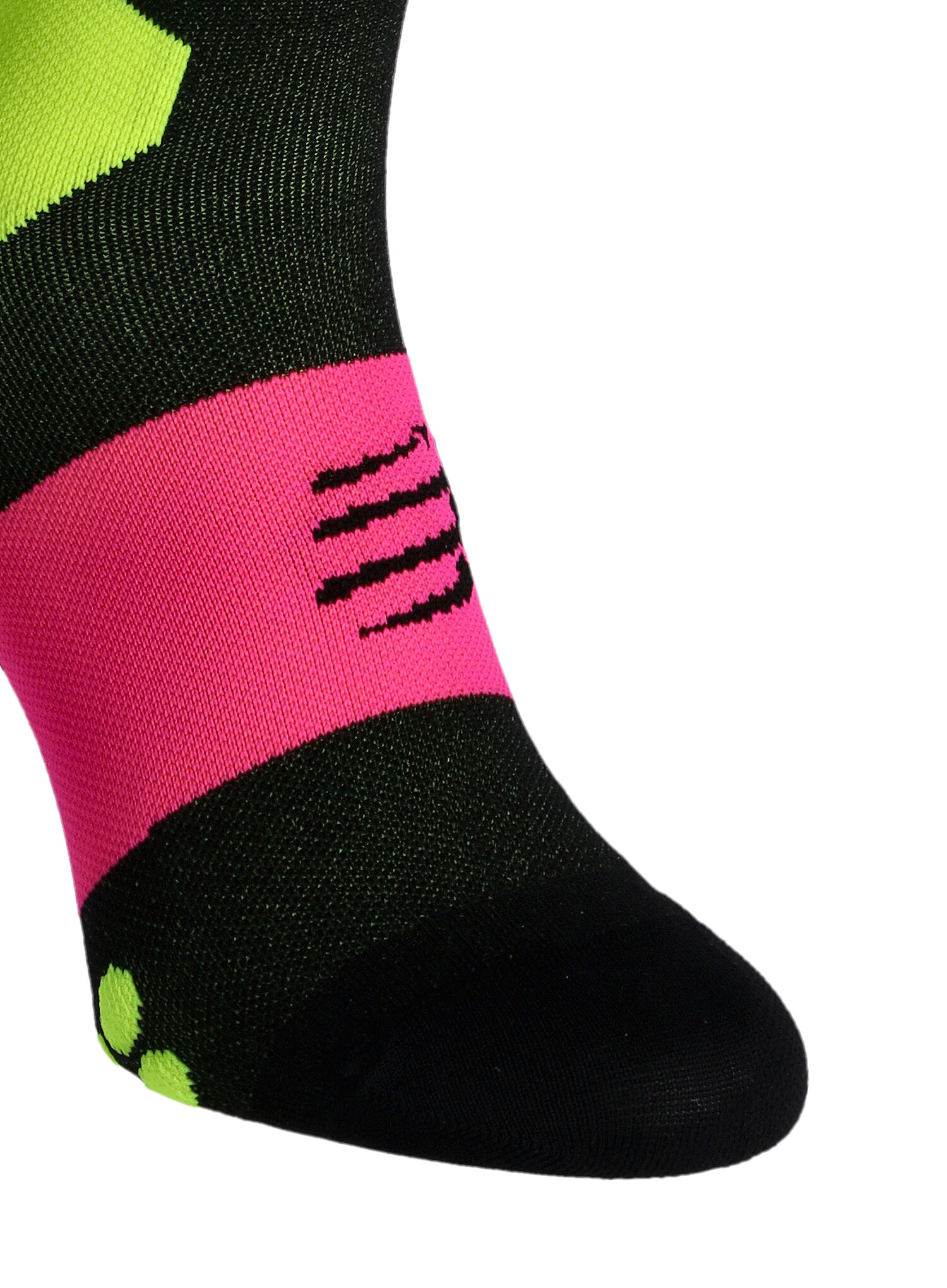 Ponožky Compressport Ski Mountaineering Full Socks - safe yellow/black