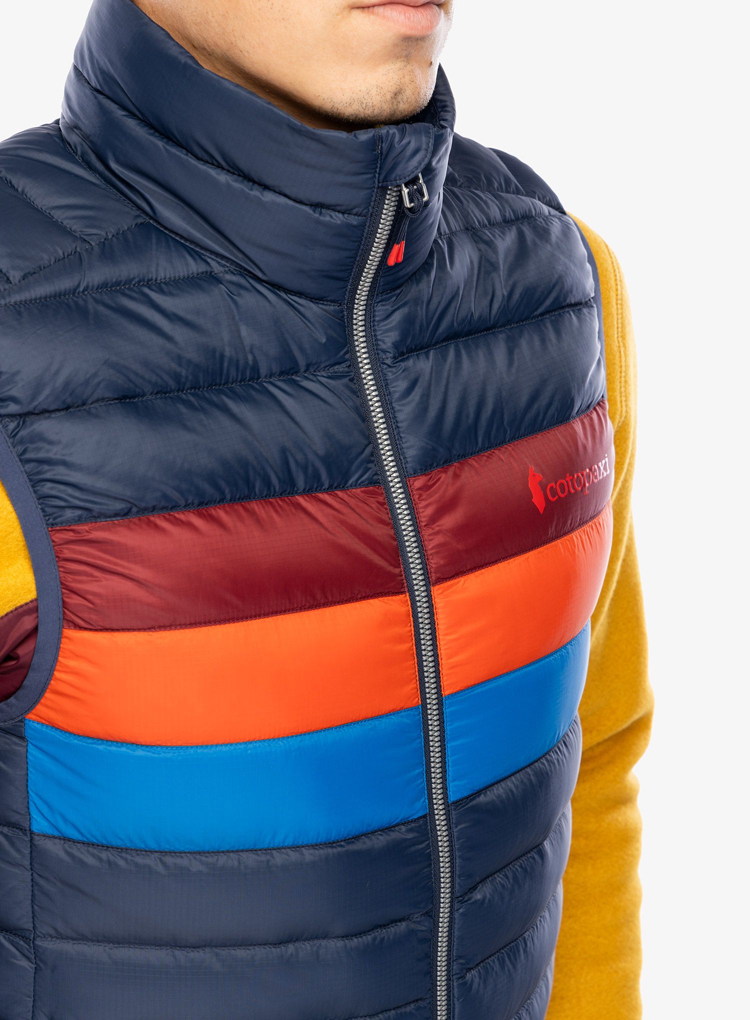 Péřová vesta Cotopaxi Fuego Down Vest - ink stripes