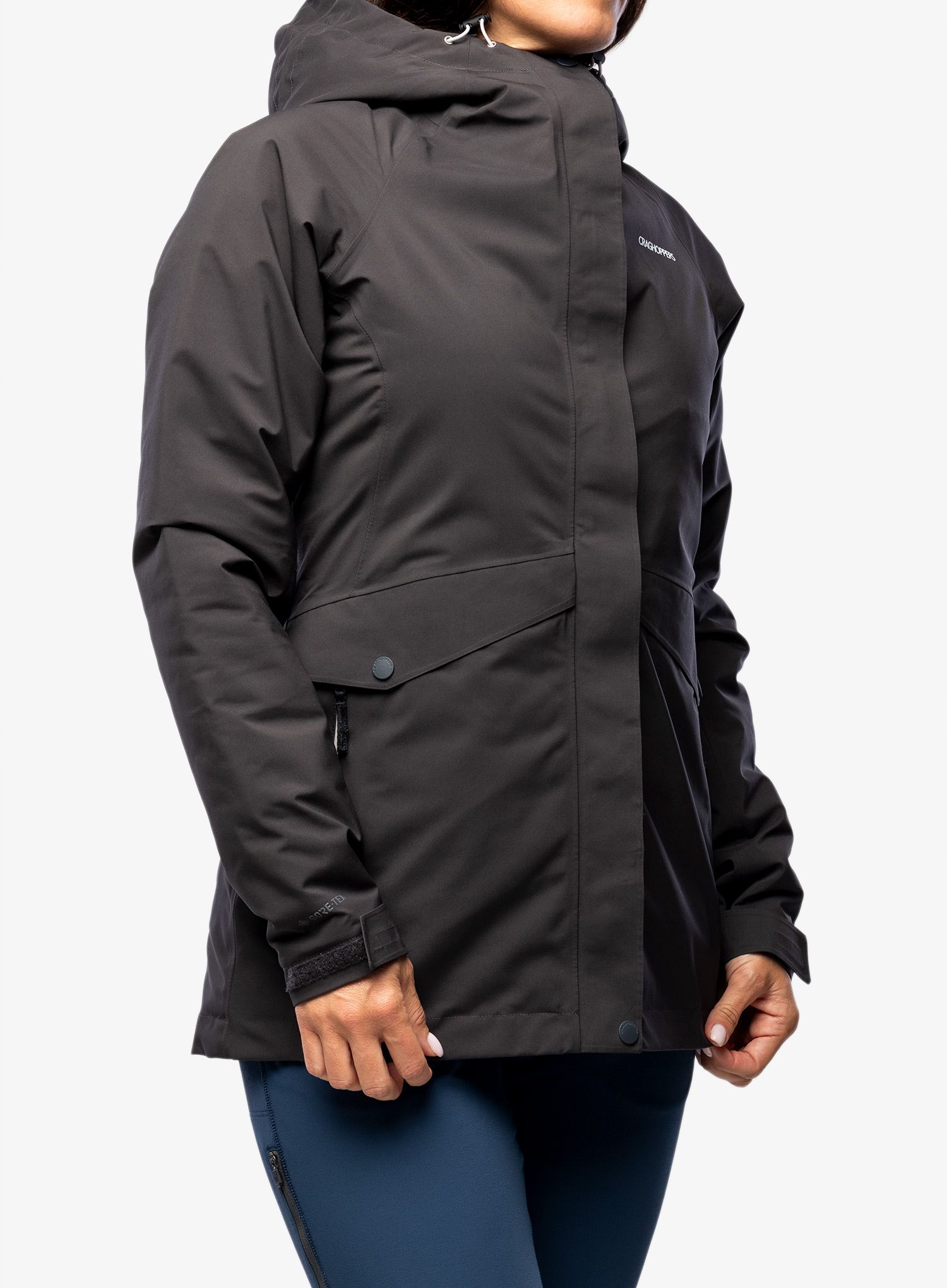 Dámská bunda Craghoppers Ellis Thermic GTX Jacket - charcoal