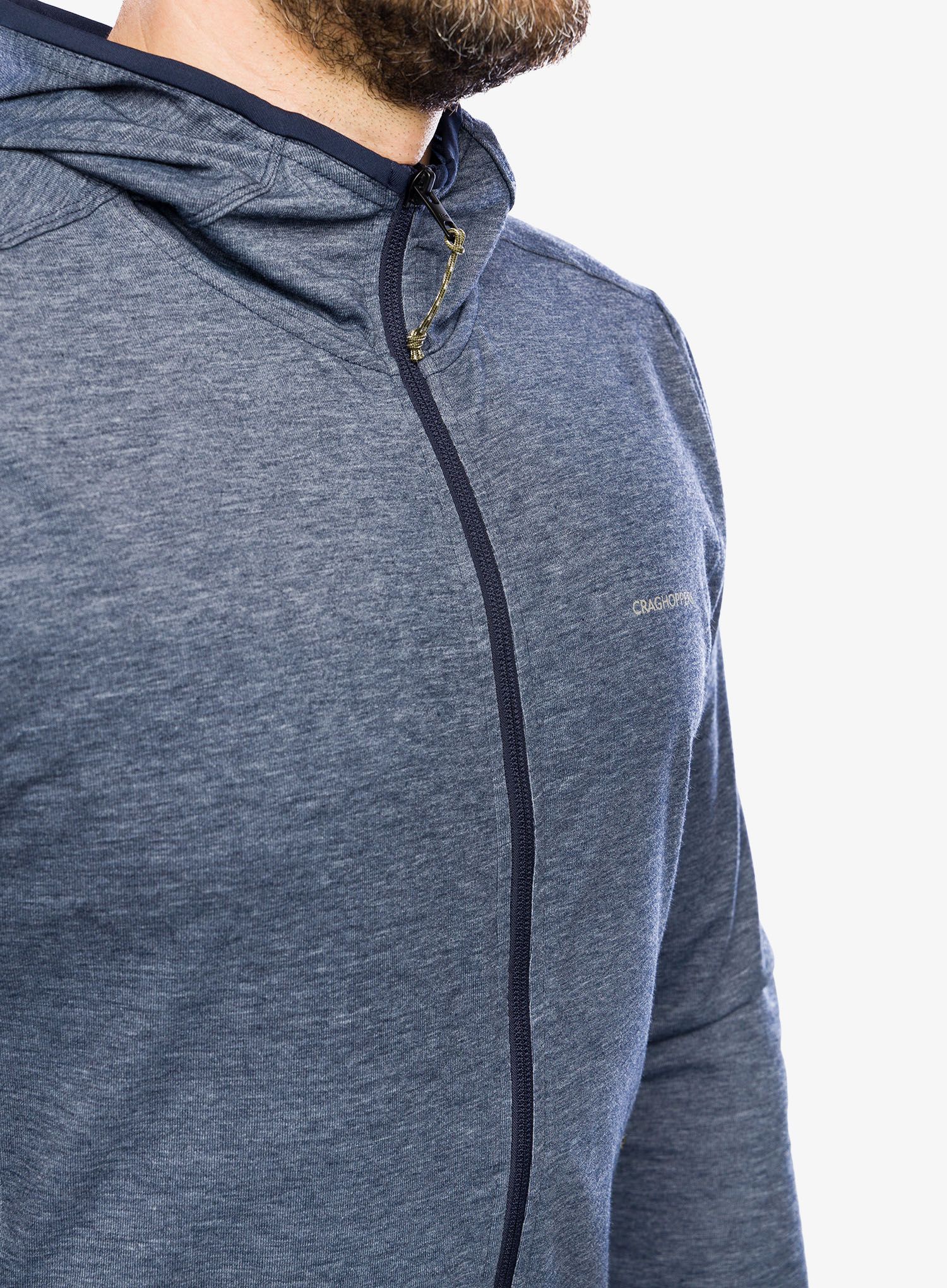 Mikina s kapucí Craghoppers NosiLife Deft Hood Jacket - blue navy marl