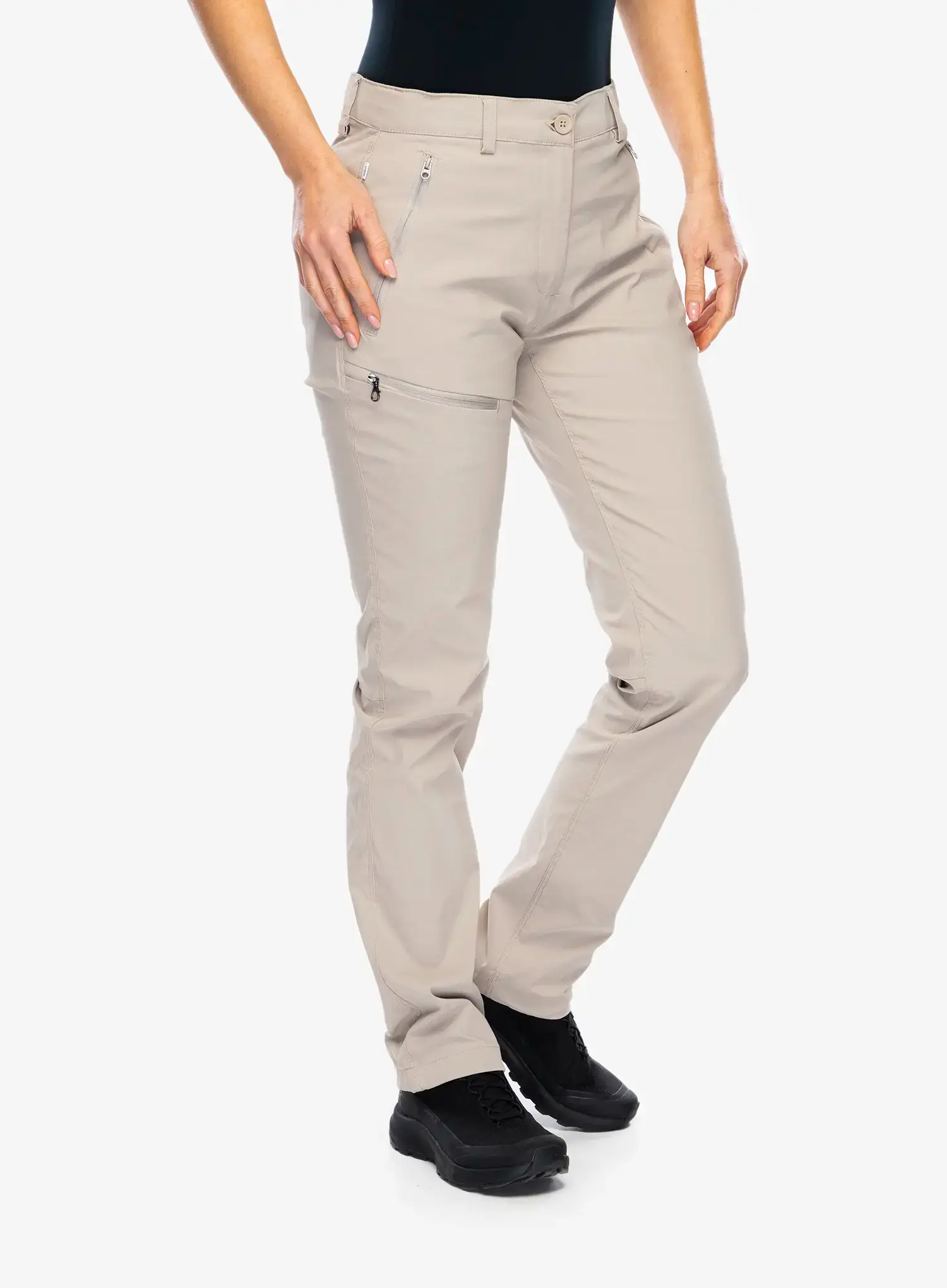 Turistické kalhoty dámské Craghoppers NosiLife Pro Trouser III - soft mushroom