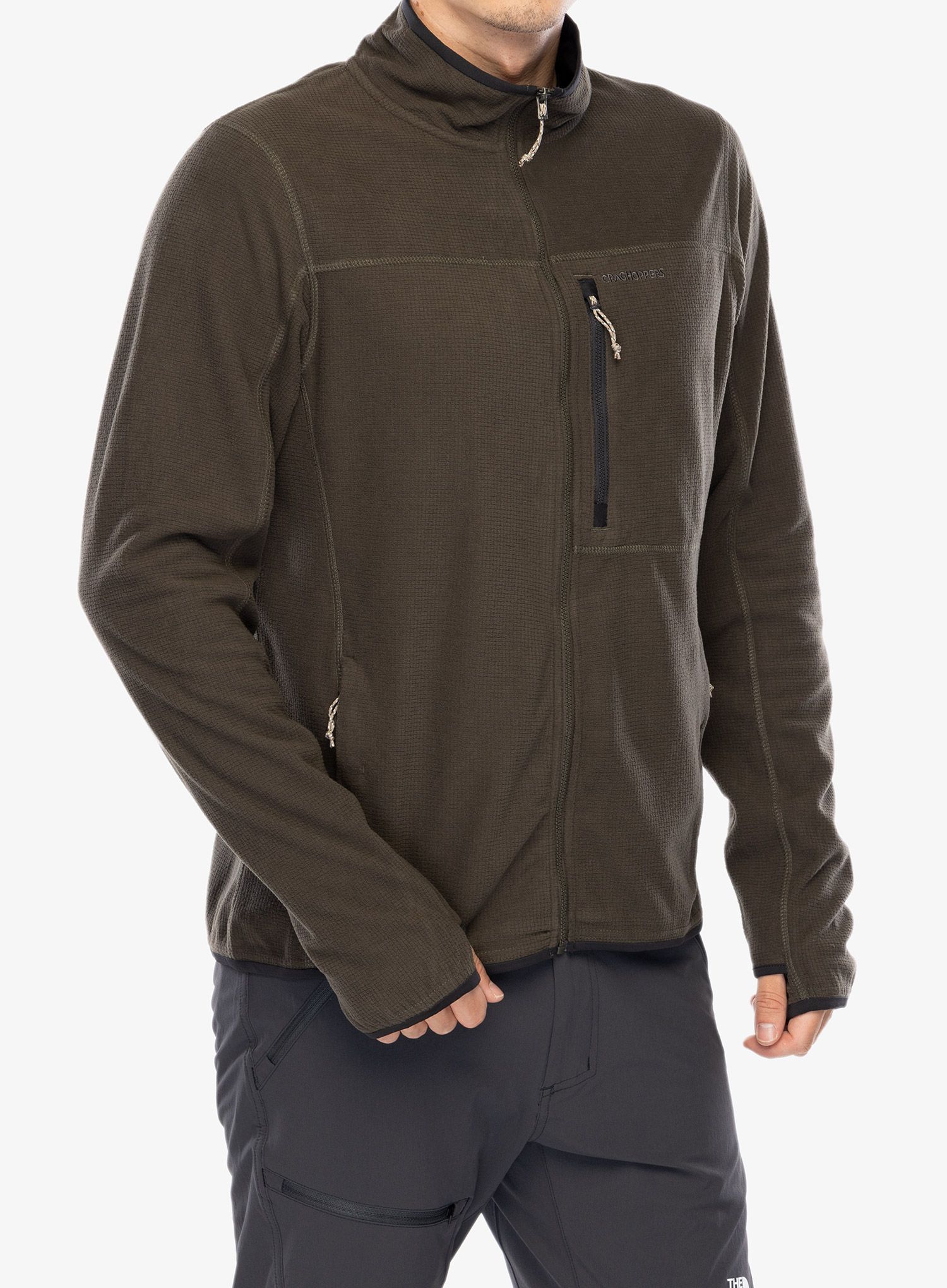 Rozepínací mikina Craghoppers NosiLife Spry Jacket - woodland green