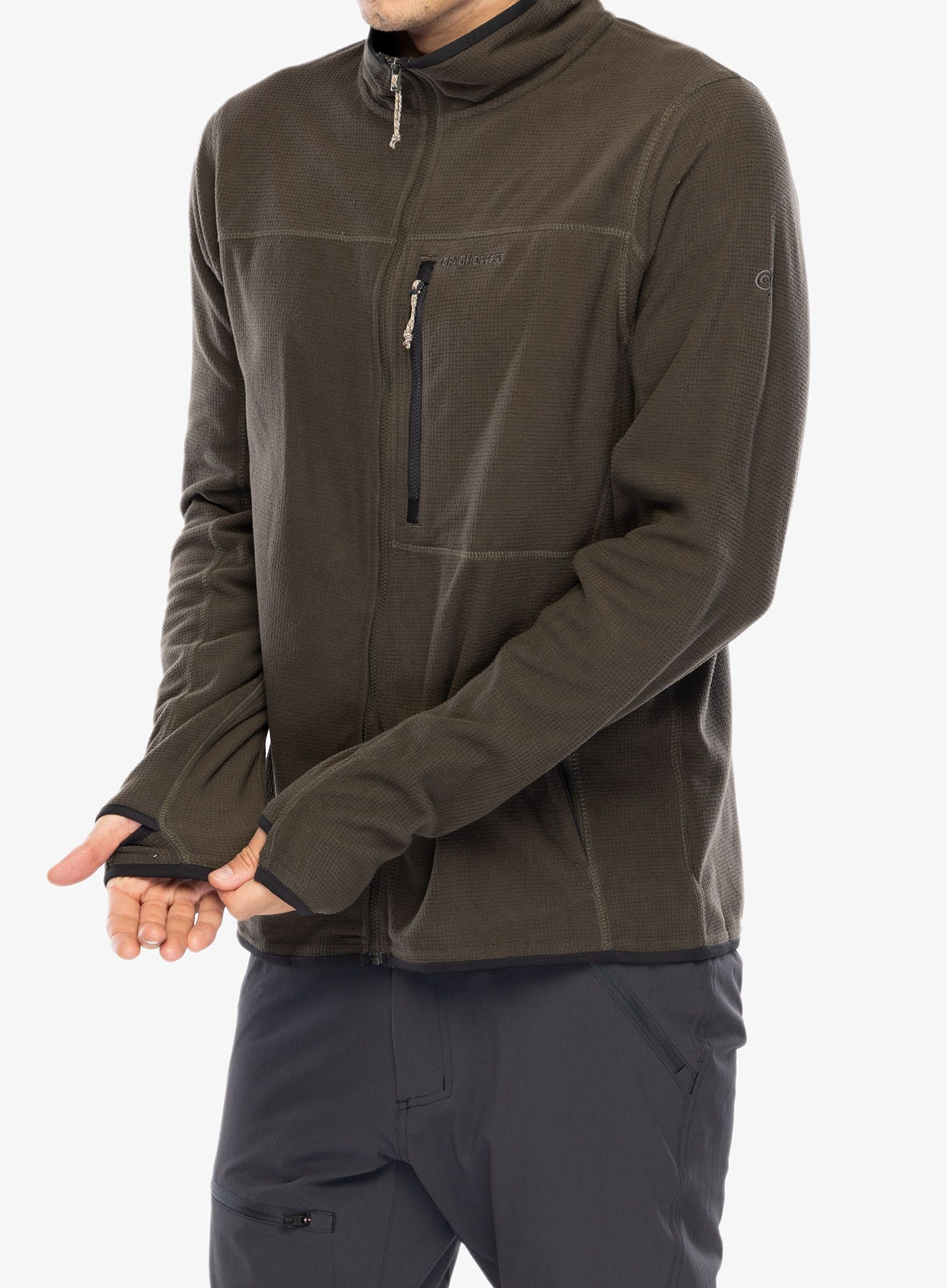 Rozepínací mikina Craghoppers NosiLife Spry Jacket - woodland green