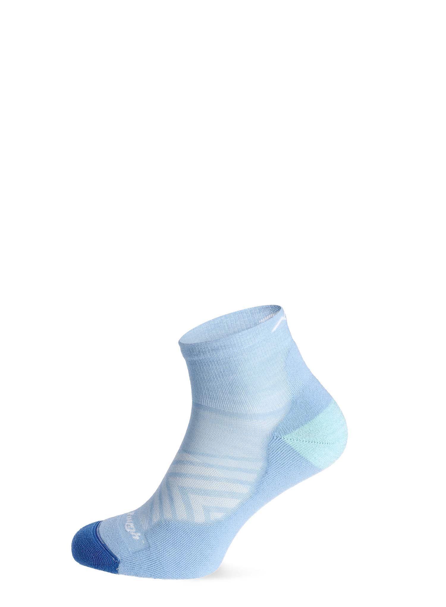 Dámské ponožky Darn Tough Run 1/4 Ultra-Lightweight with Cushion - sky