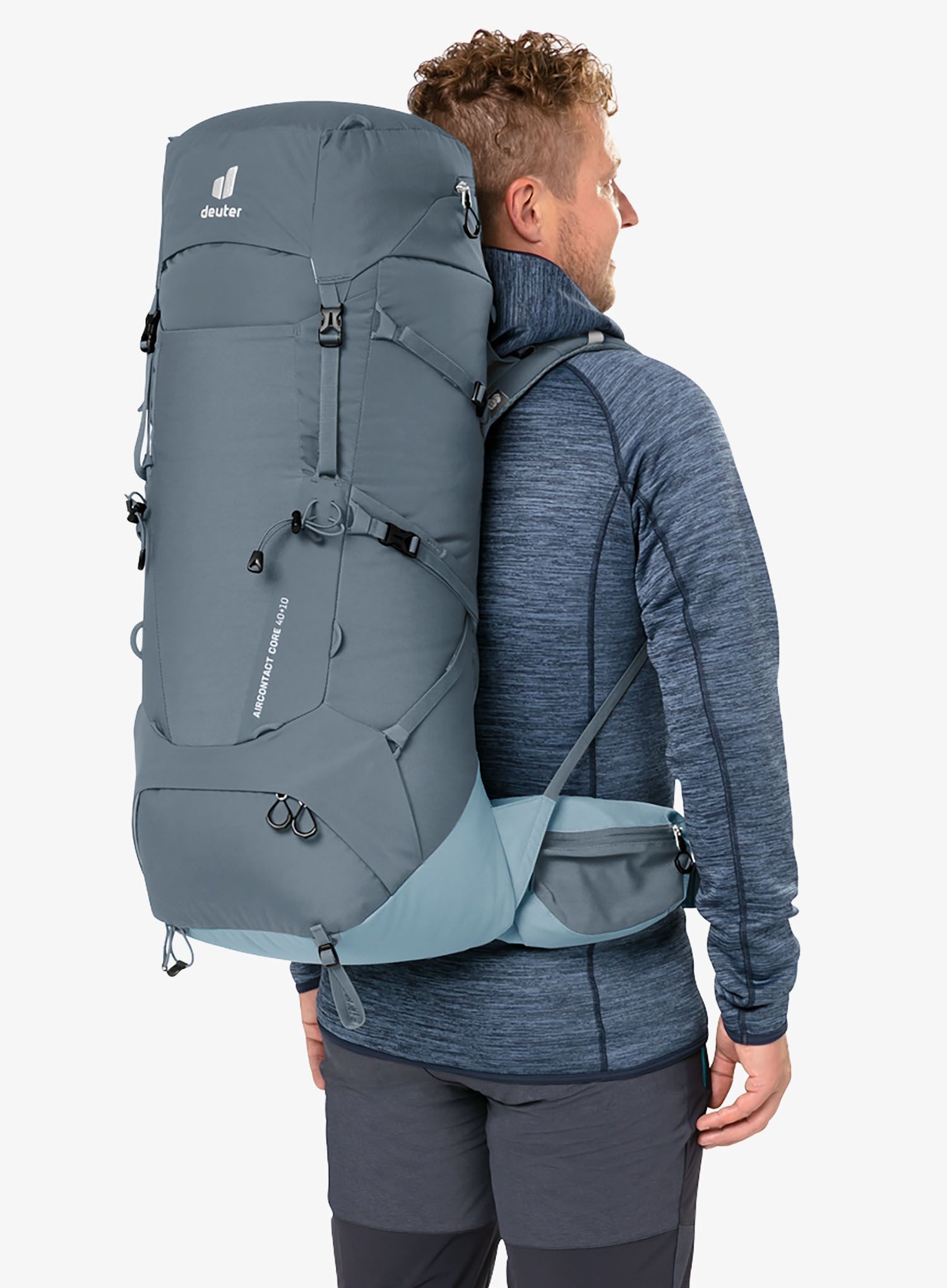Trekový batoh Deuter Aircontact Core 40+10 - graphite/shale/shale