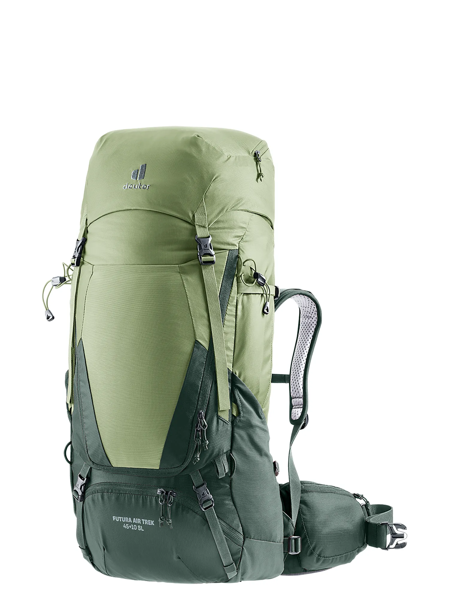 Trekový batoh Deuter Futura Air Trek 45 + 10 SL - grove/ivy