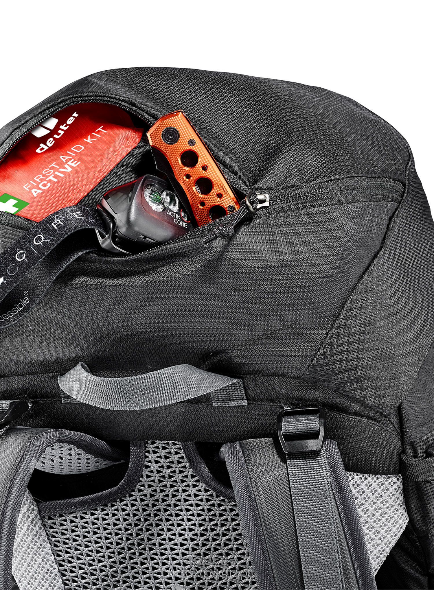 Turistický batoh pro vysoké lidi Deuter Futura Pro 42 EL - black