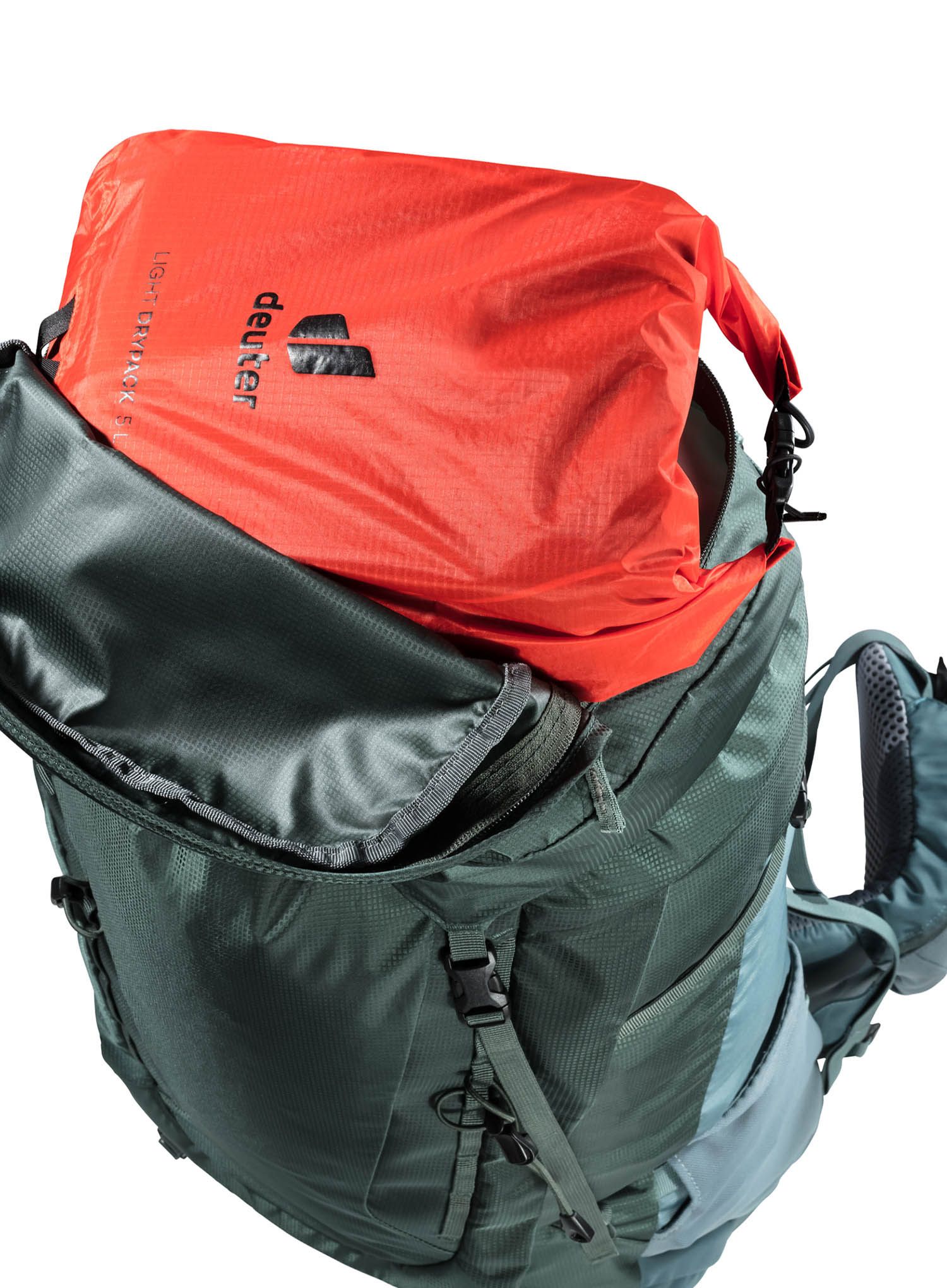 Vodotěsný vak Deuter Light Drypack 5 - papaya