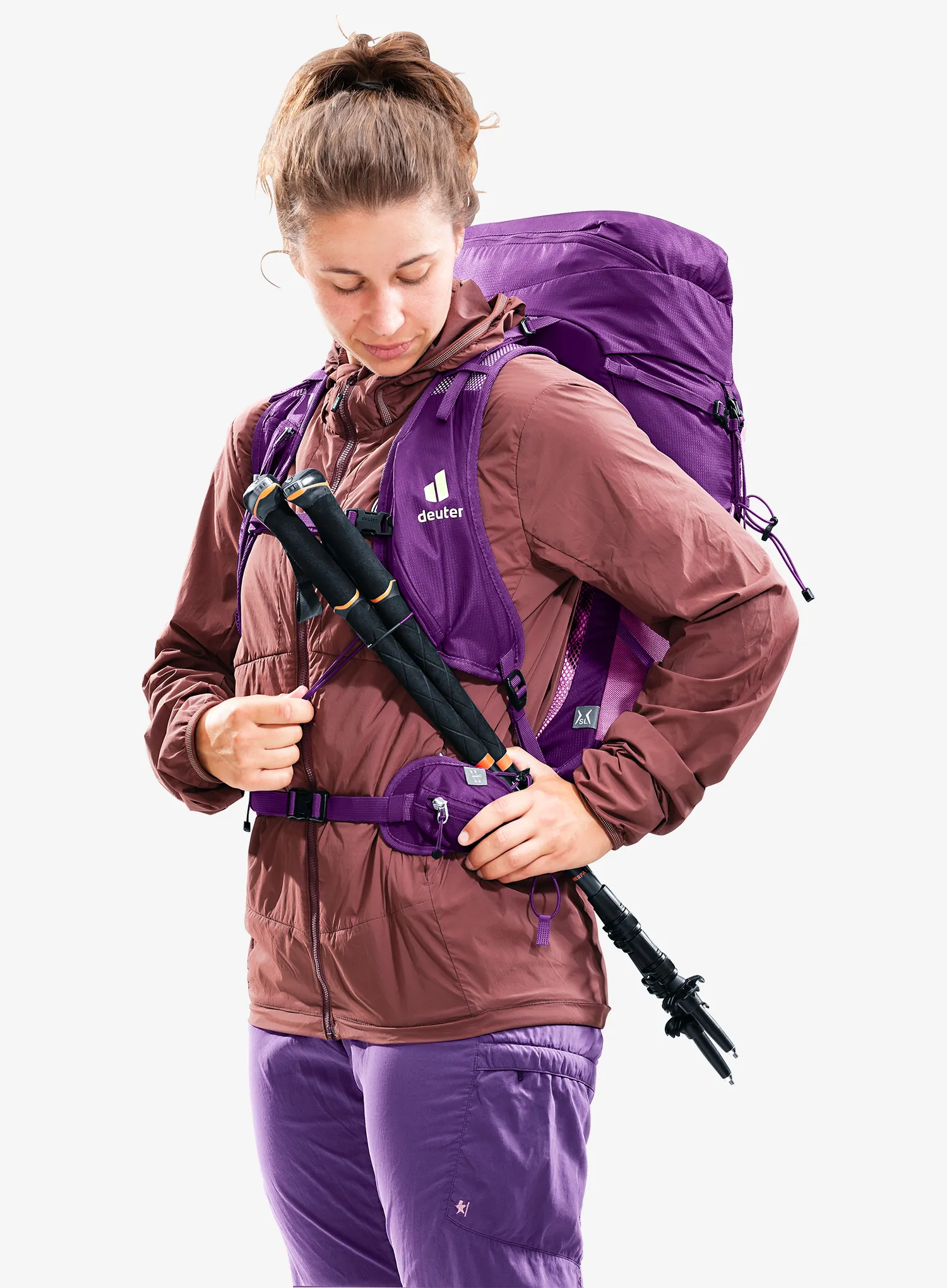 Dámský turistický batoh Deuter Speed Lite Pro 28 SL - lotus/mystic