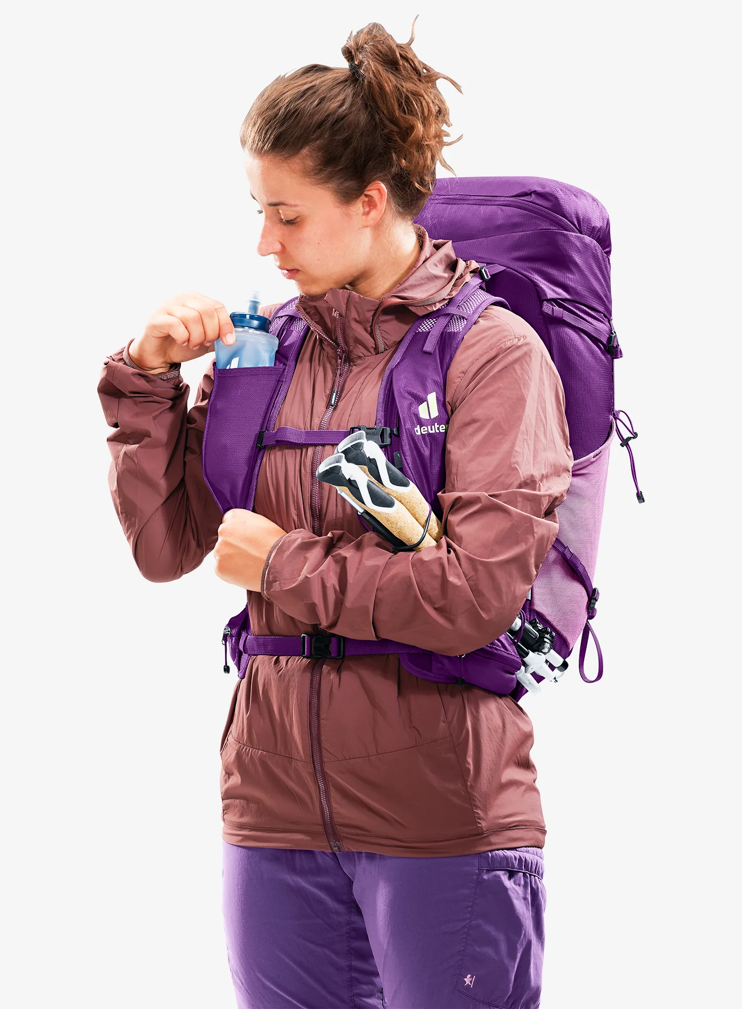 Dámský turistický batoh Deuter Speed Lite Pro 28 SL - lotus/mystic