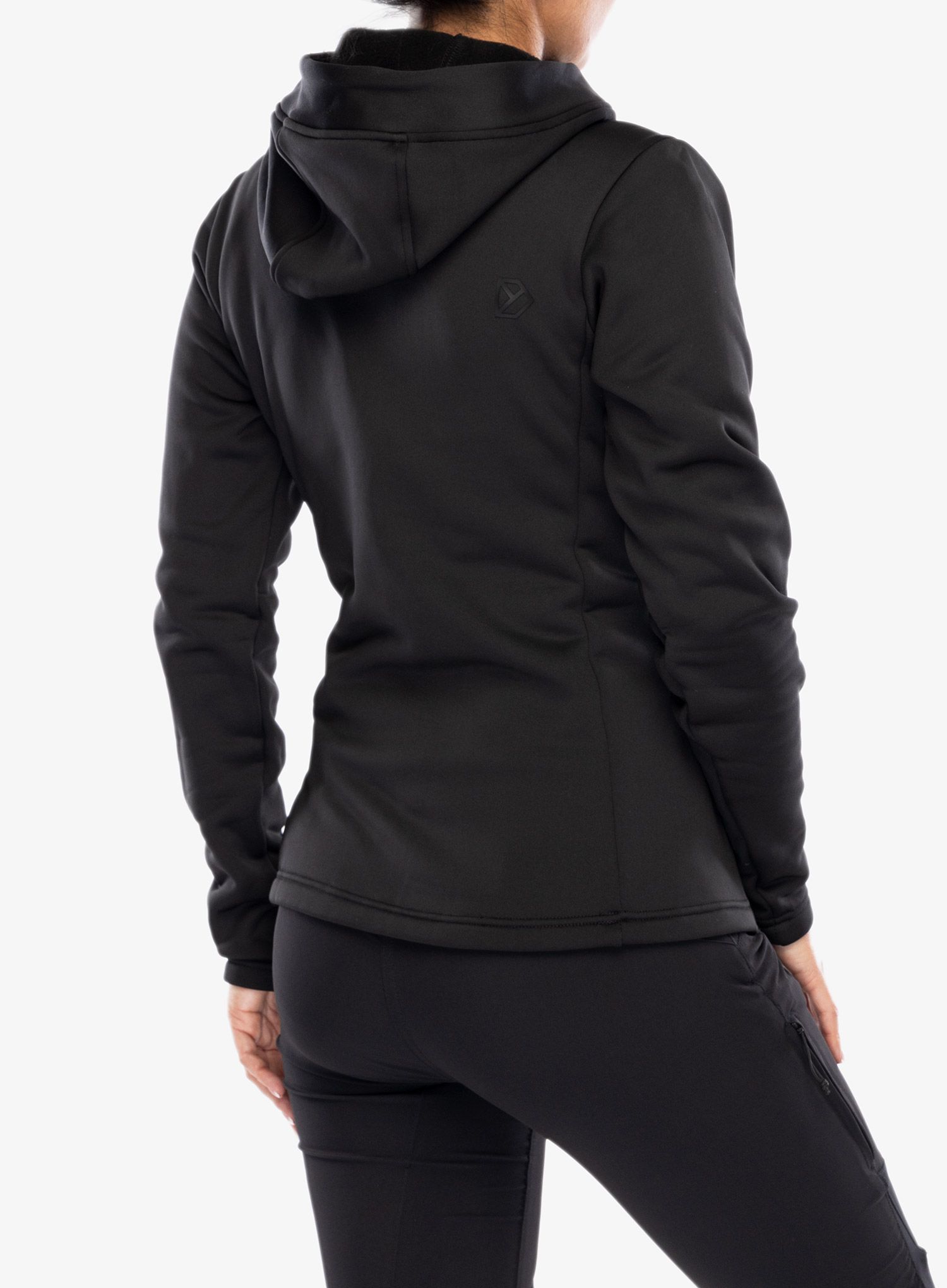 Dámská mikina s kapucí Didriksons Anneli Full Zip 2 - black