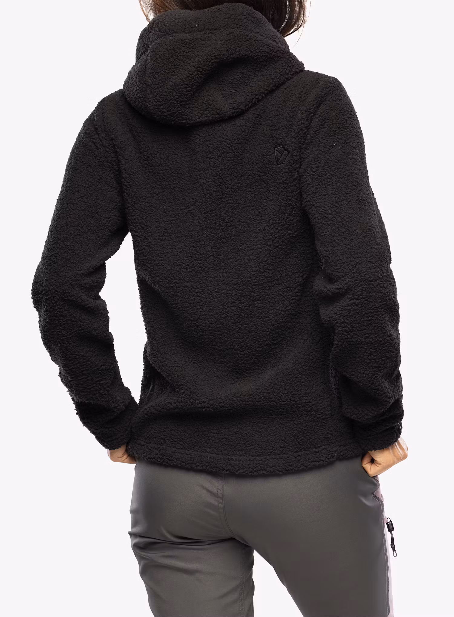 Fleecová mikina dámská Didriksons Anniken Full Zip 2 - black