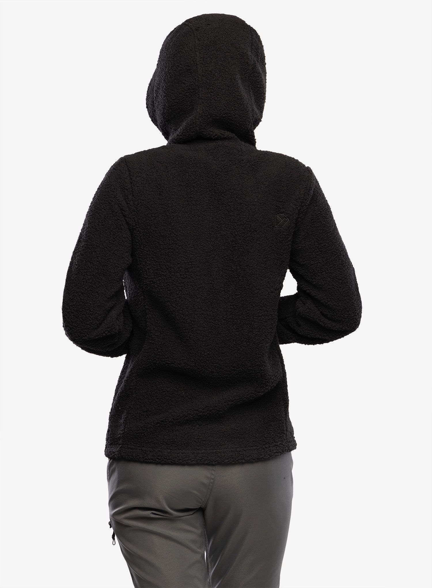 Fleecová mikina dámská Didriksons Anniken Full Zip 2 - black