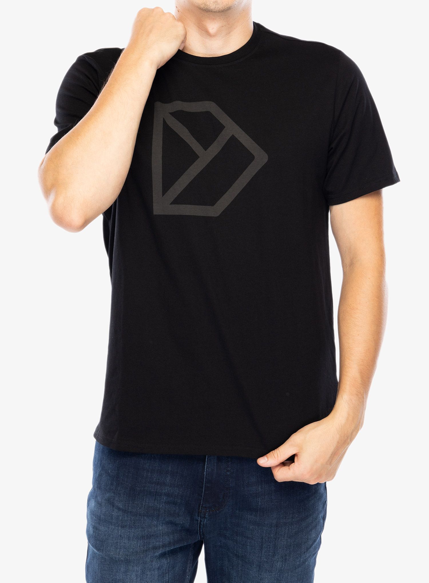 Bavlněné tričko Didriksons D-Logo T-Shirt - black