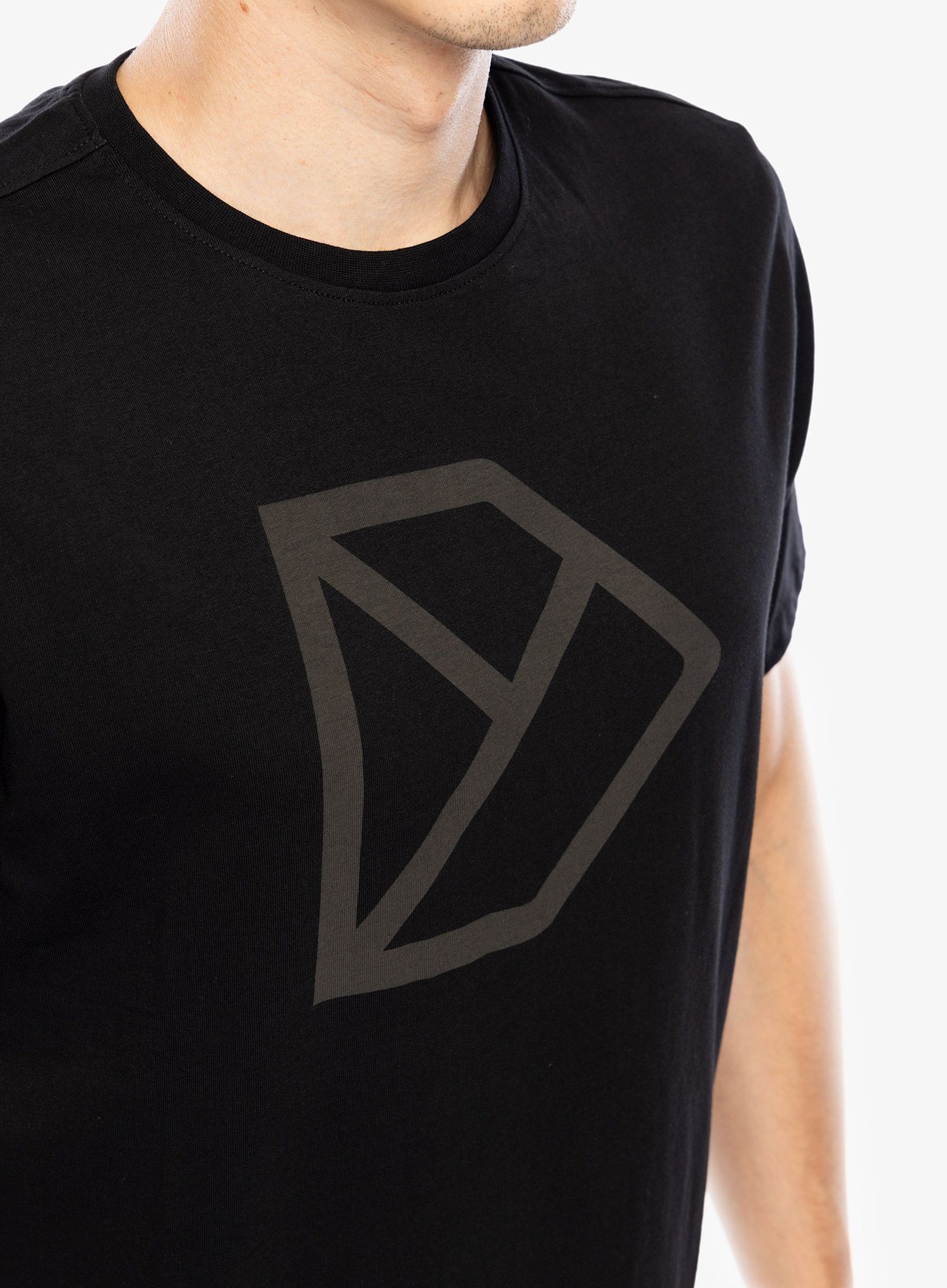 Bavlněné tričko Didriksons D-Logo T-Shirt - black