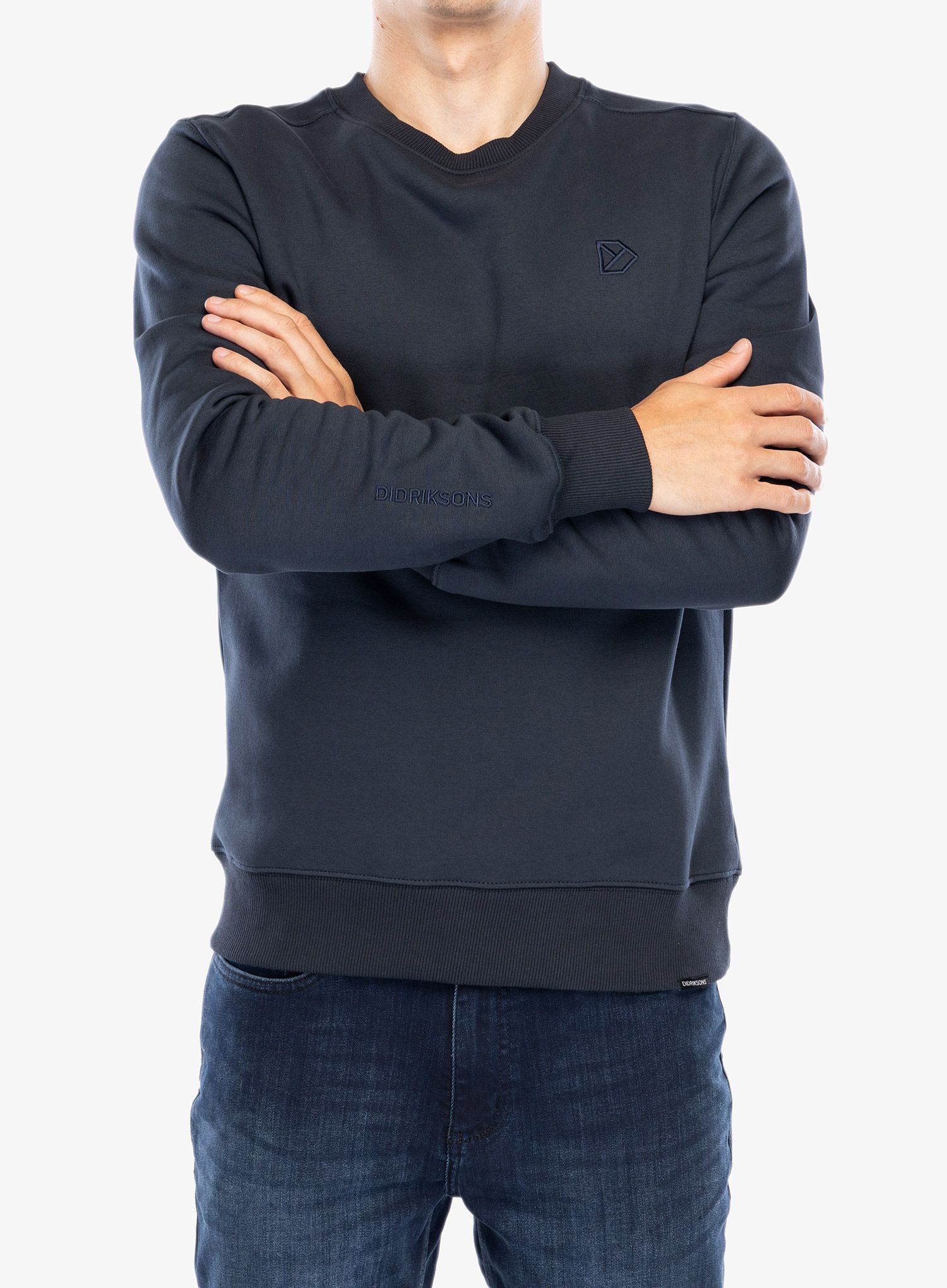 Mikina Didriksons Fyn Sweater - navy
