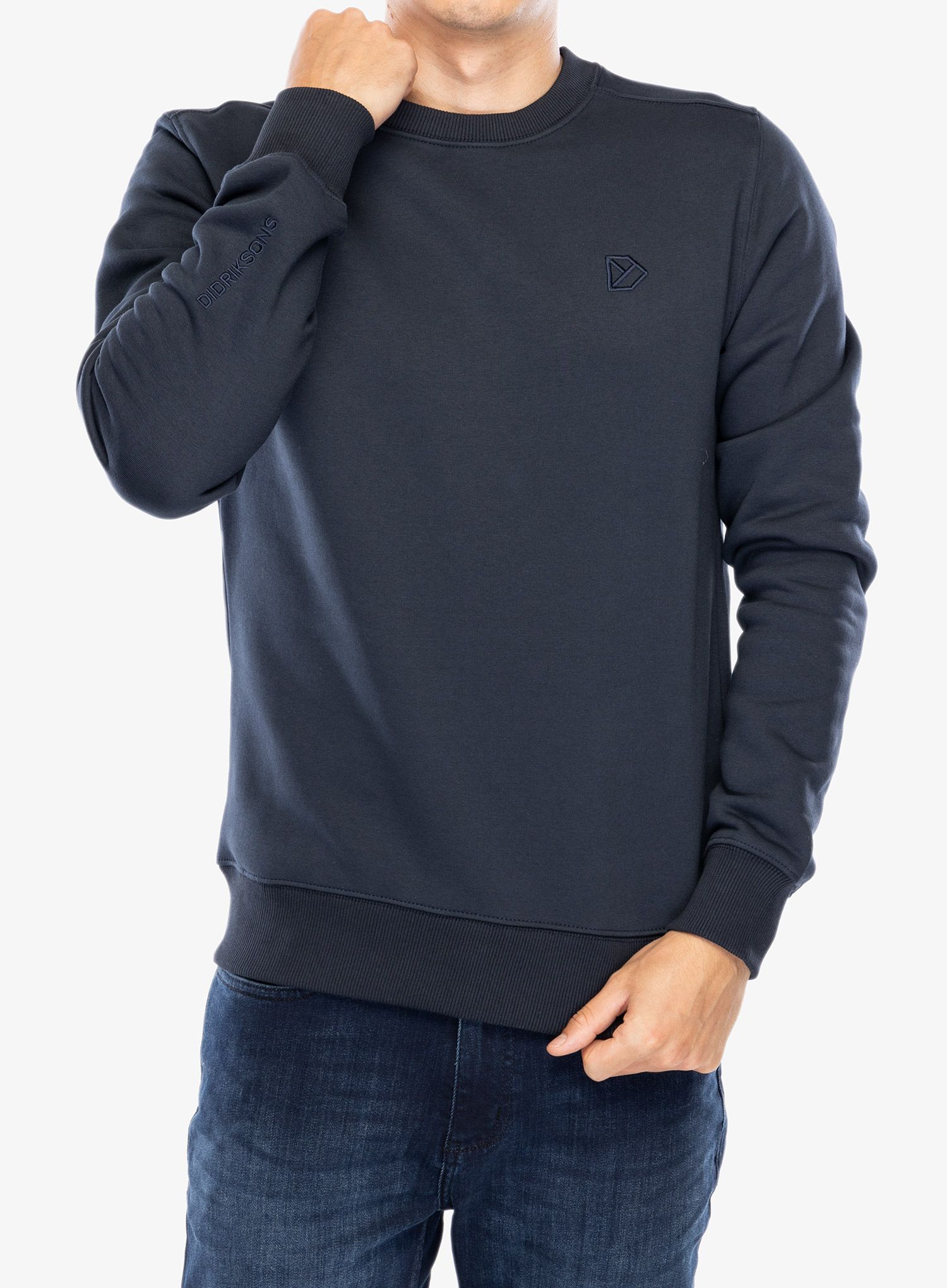 Mikina Didriksons Fyn Sweater - navy