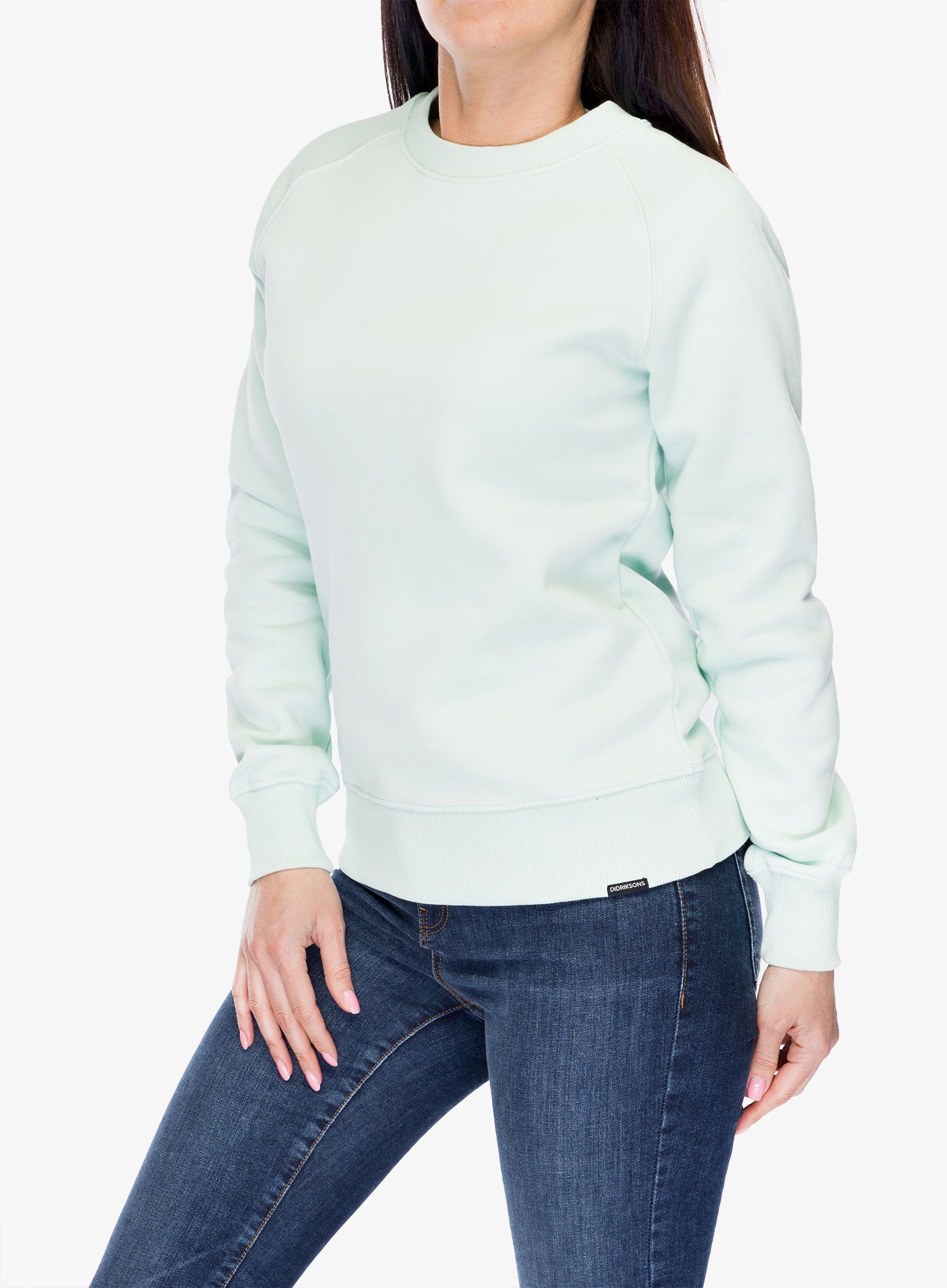 Dámská mikina Didriksons Fyn Sweater - pale mint