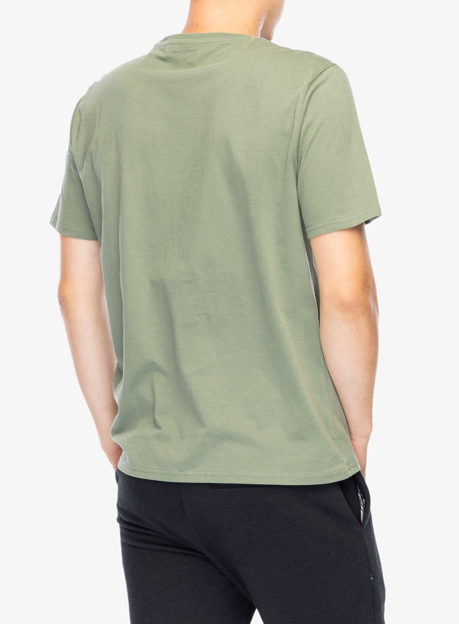 Bavlněné tričko Didriksons Harald T-Shirt Light House - light moss