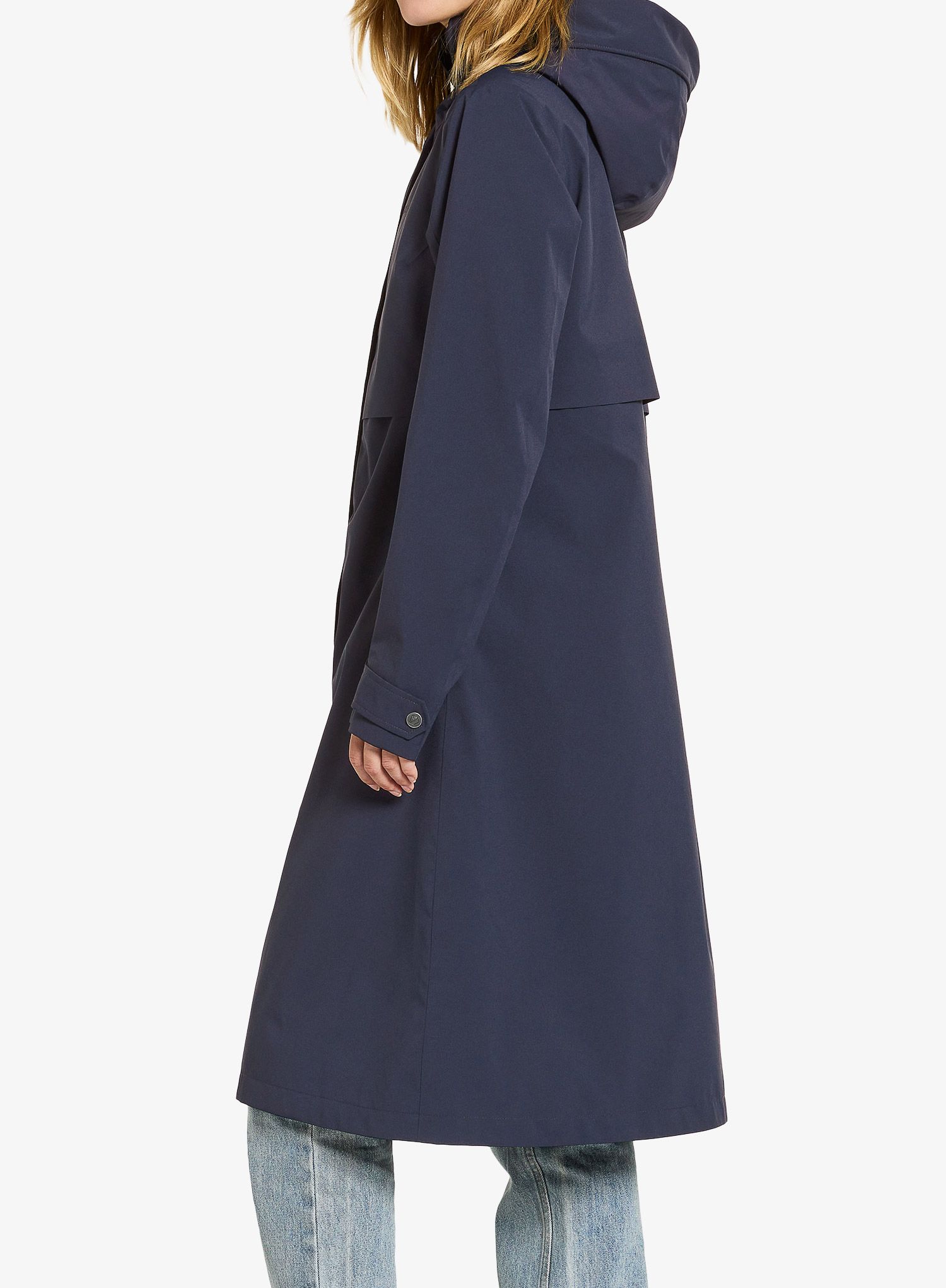 Dámský kabát Didriksons Sonja Parka Long 2 - dark night blue