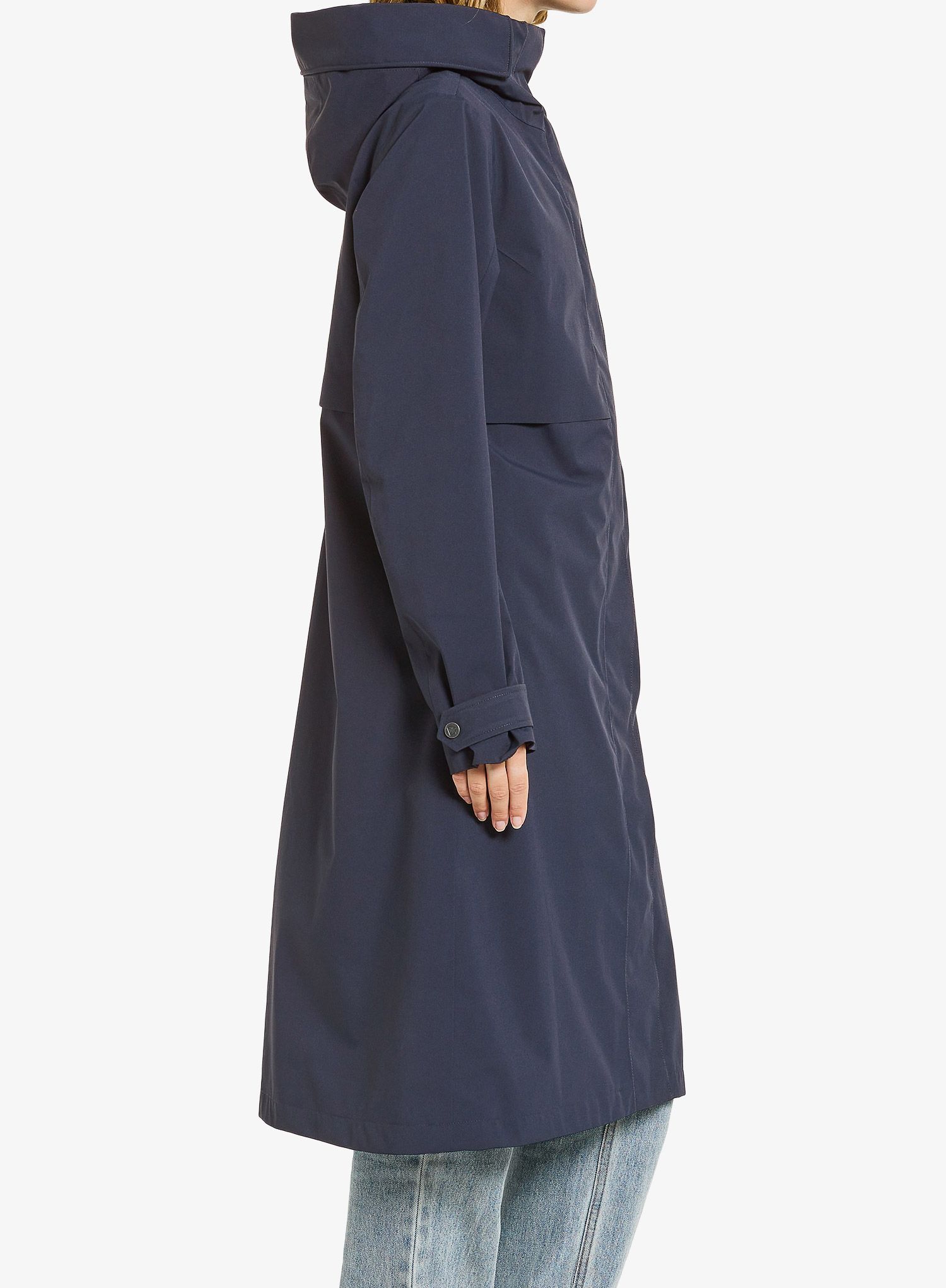 Dámský kabát Didriksons Sonja Parka Long 2 - dark night blue