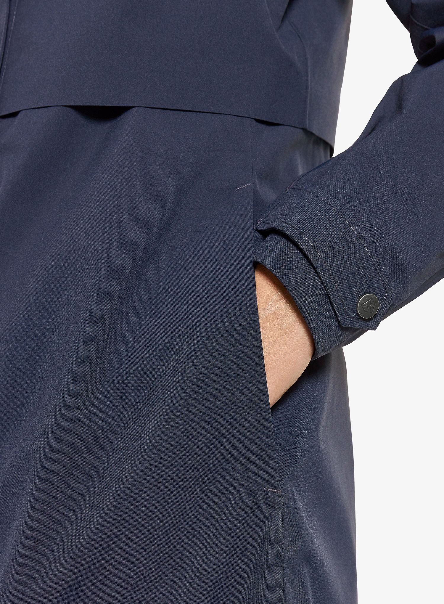 Dámský kabát Didriksons Sonja Parka Long 2 - dark night blue
