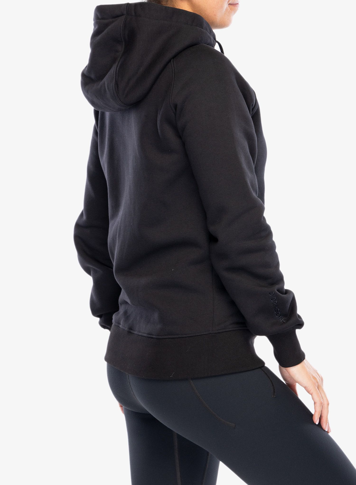 Dámská mikina s kapucí Didriksons Ven Full Zip - black