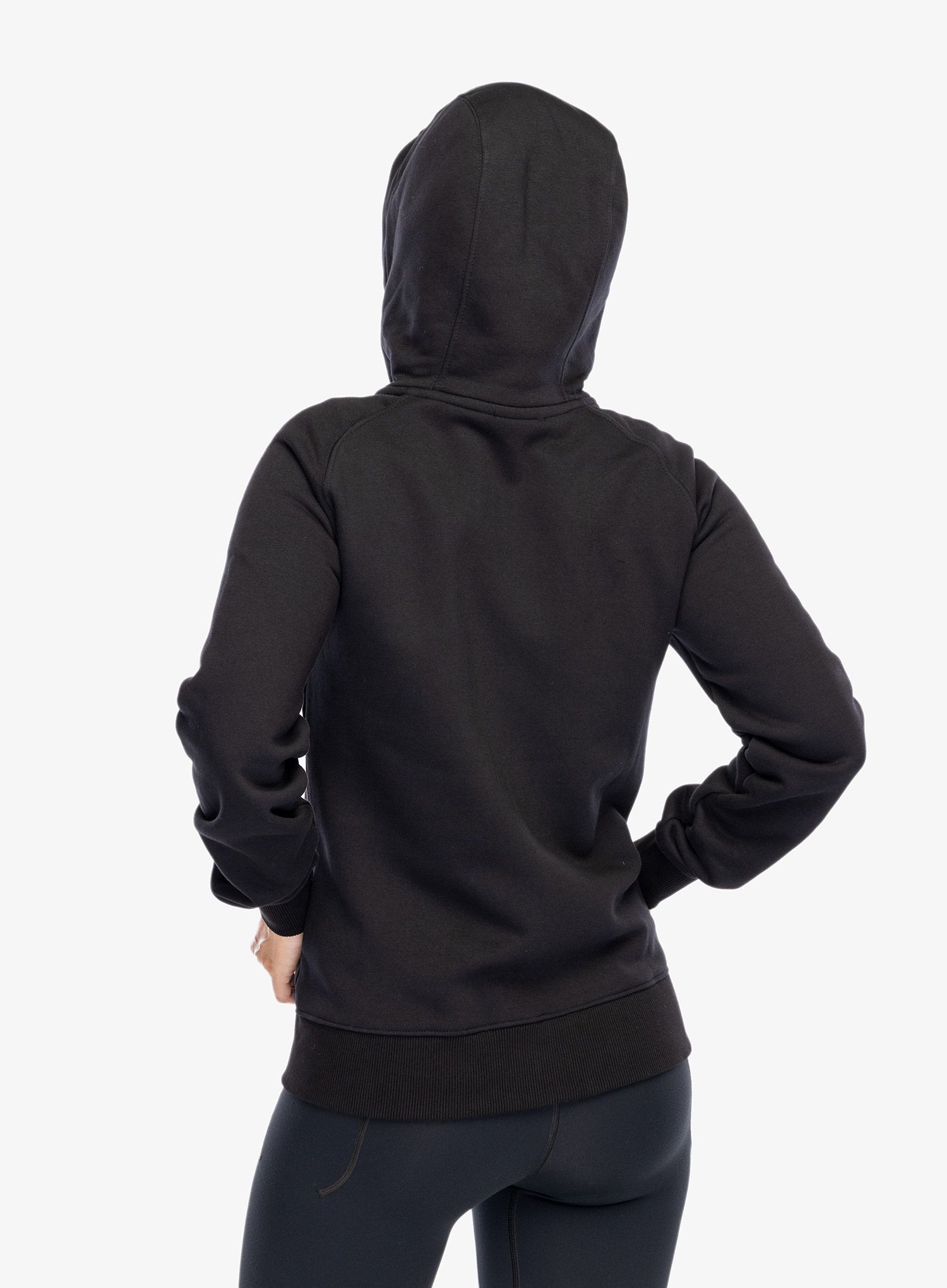 Dámská mikina s kapucí Didriksons Ven Full Zip - black