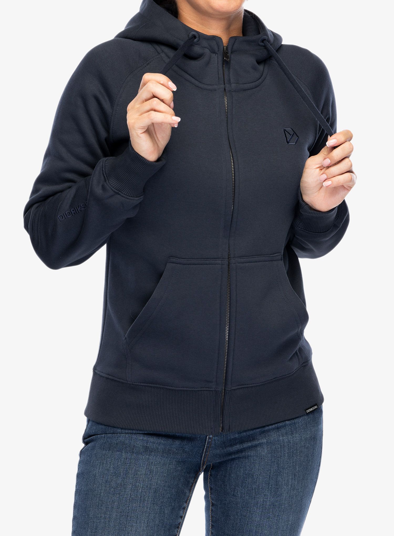 Dámská mikina se zipem Didriksons Ven Full Zip - navy