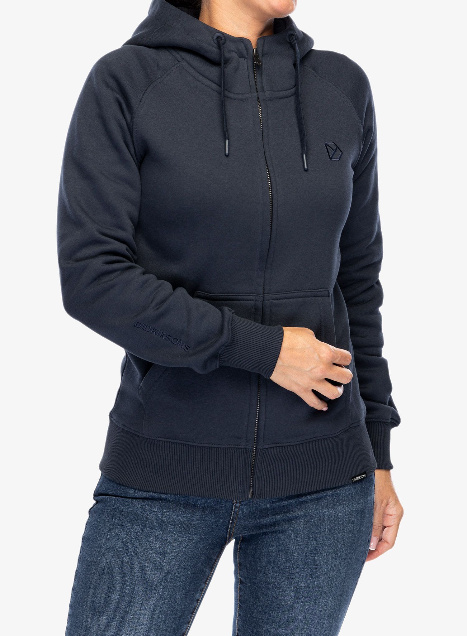 Dámská mikina se zipem Didriksons Ven Full Zip - navy