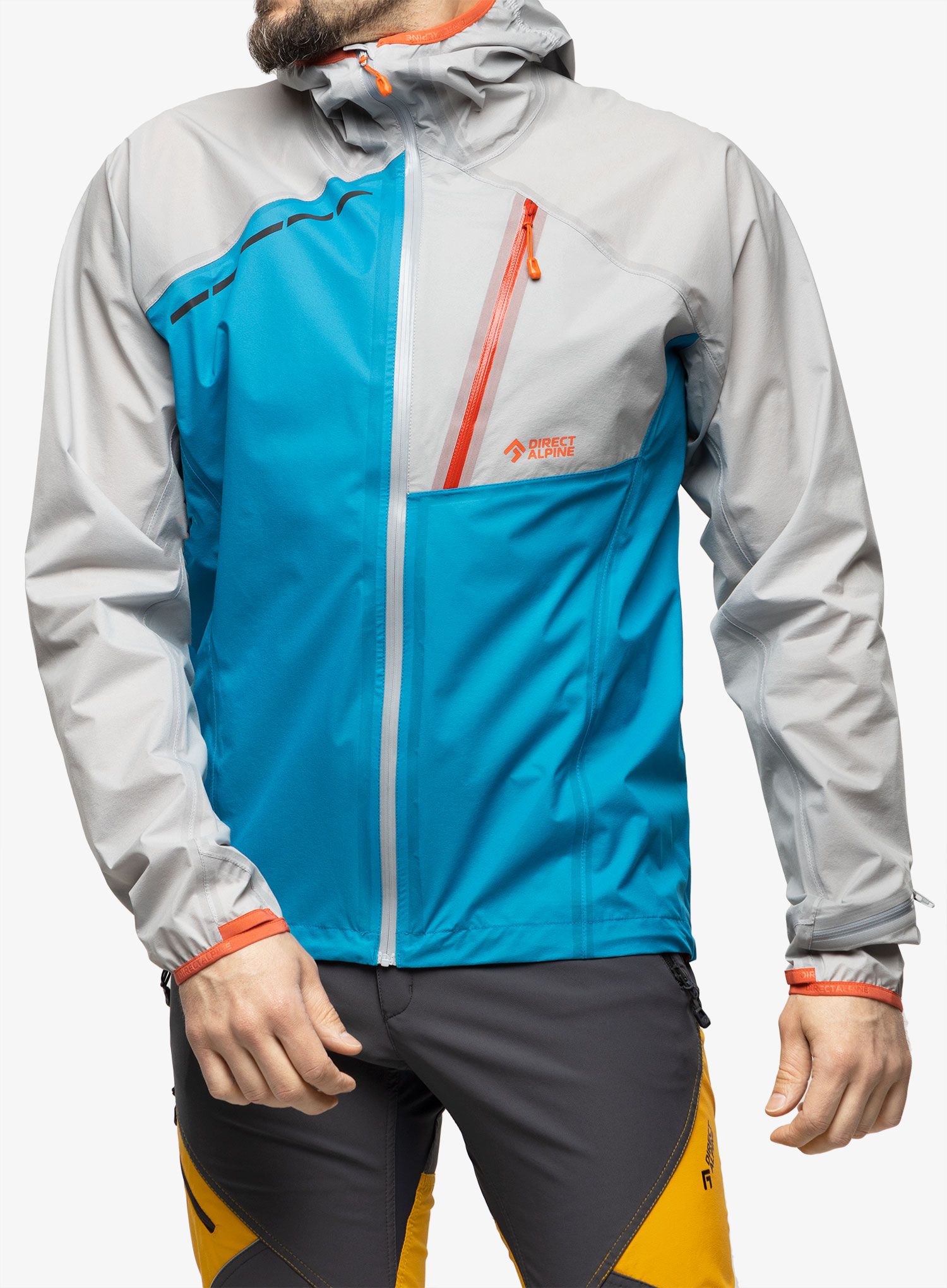 Bunda s membránou Direct Alpine Cyclone - ocean/grey