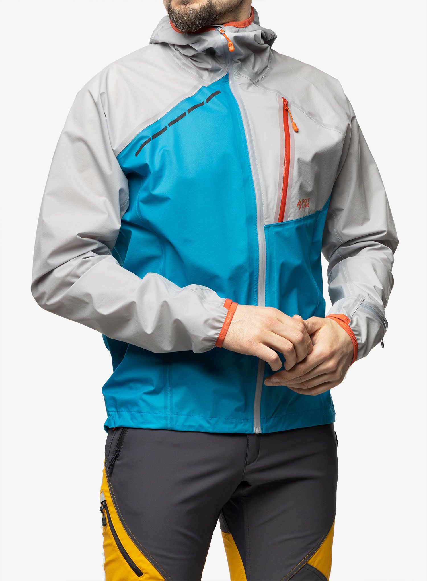 Bunda s membránou Direct Alpine Cyclone - ocean/grey