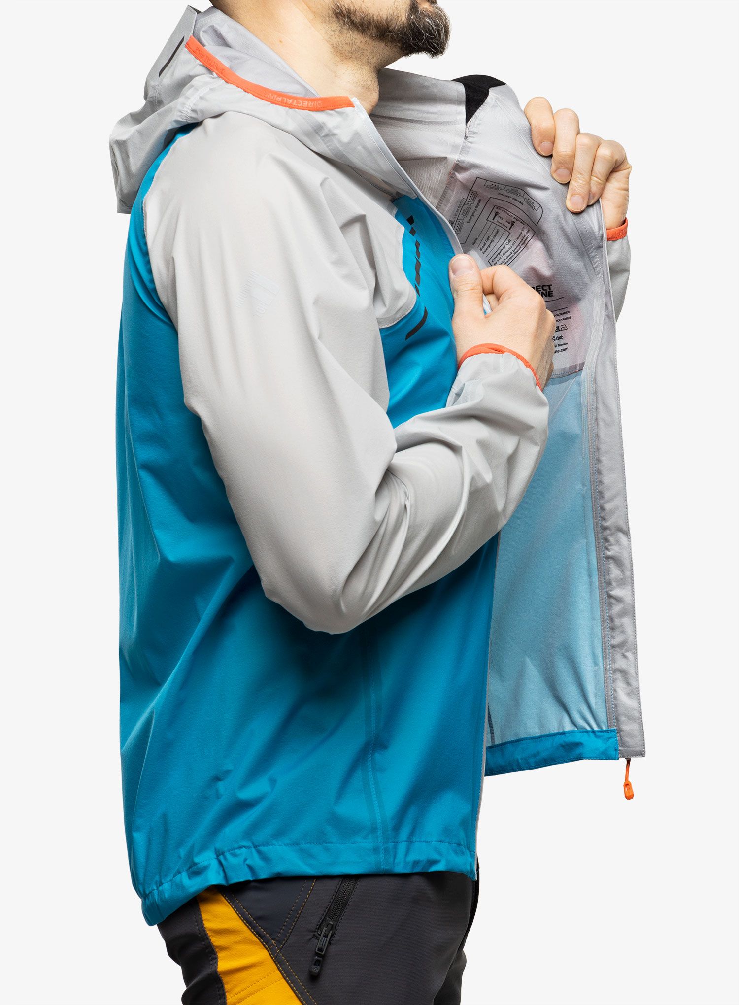 Bunda s membránou Direct Alpine Cyclone - ocean/grey